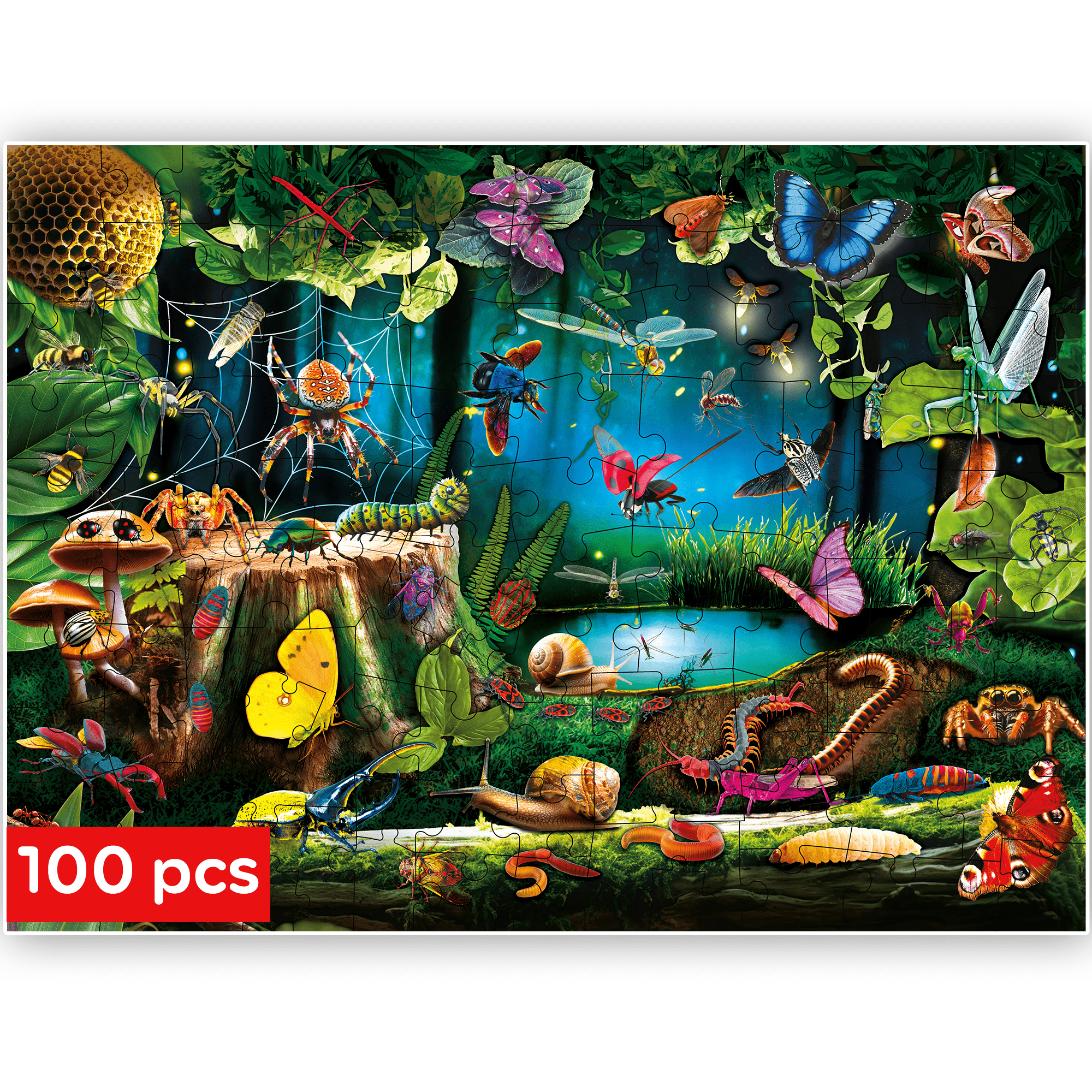 100 Pieces Solo assortment Puzzles for Kids