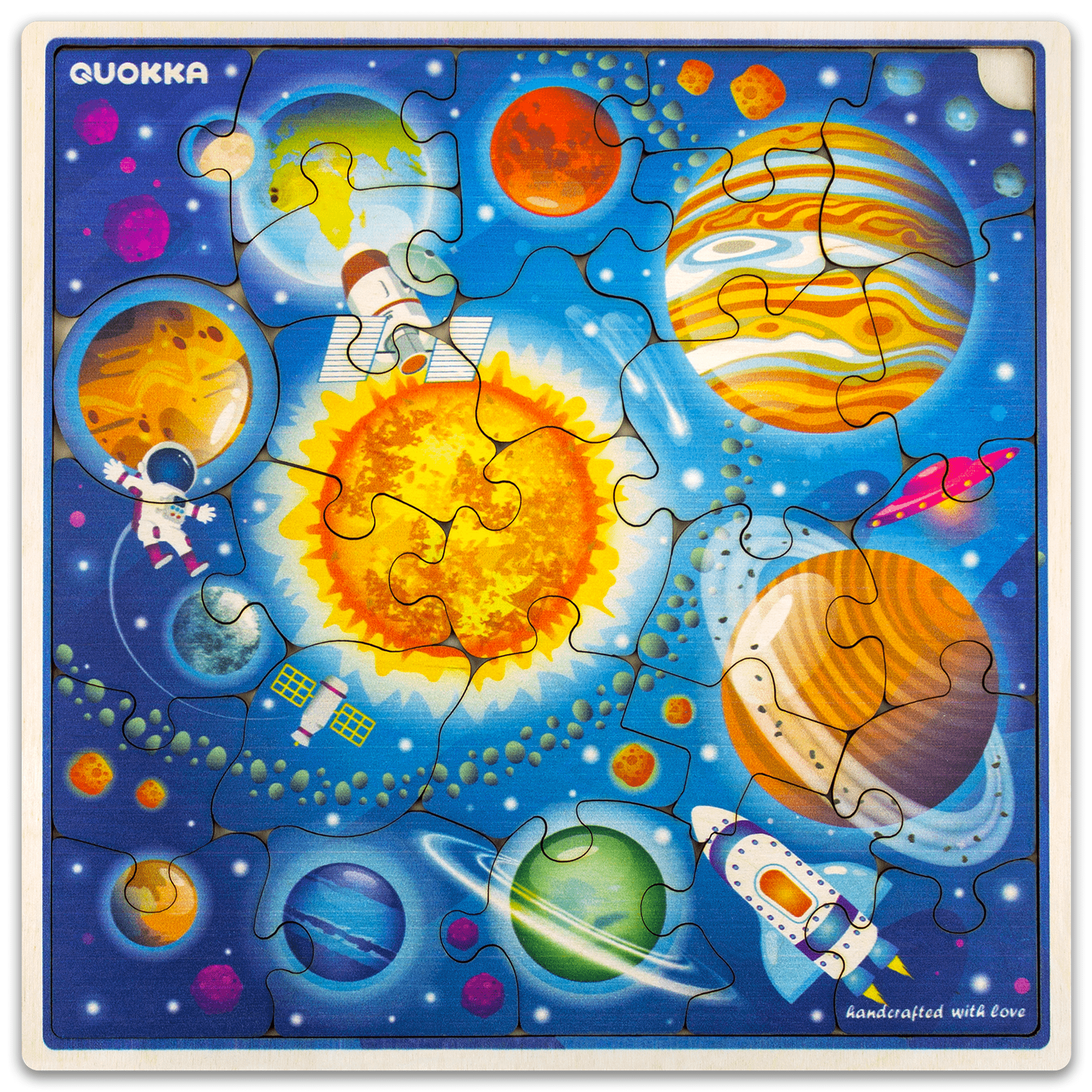 Wooden Space Puzzles for Kids