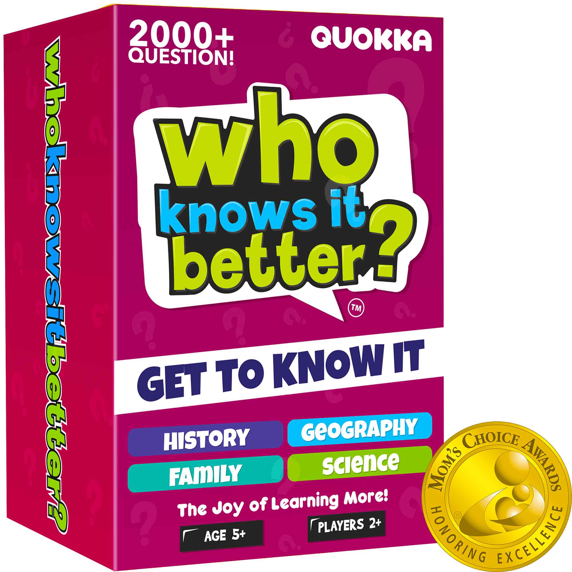Set 4 in 1 Who Knows Better? 
