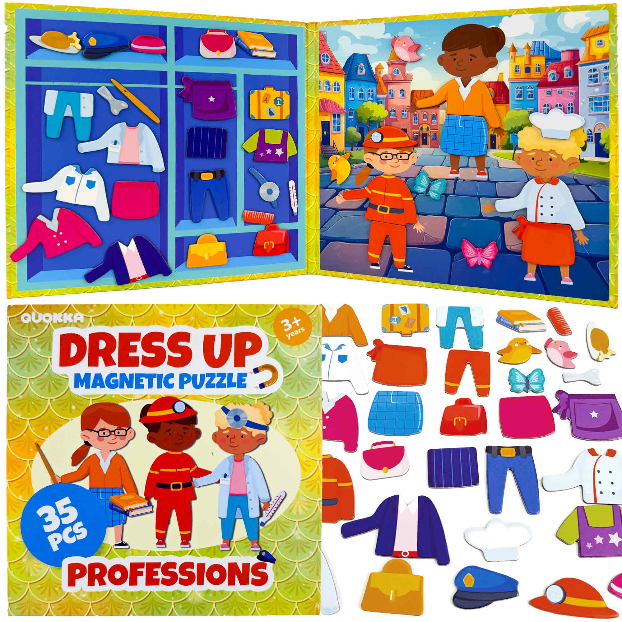 Magnetic Dress-Up Dolls for Kids