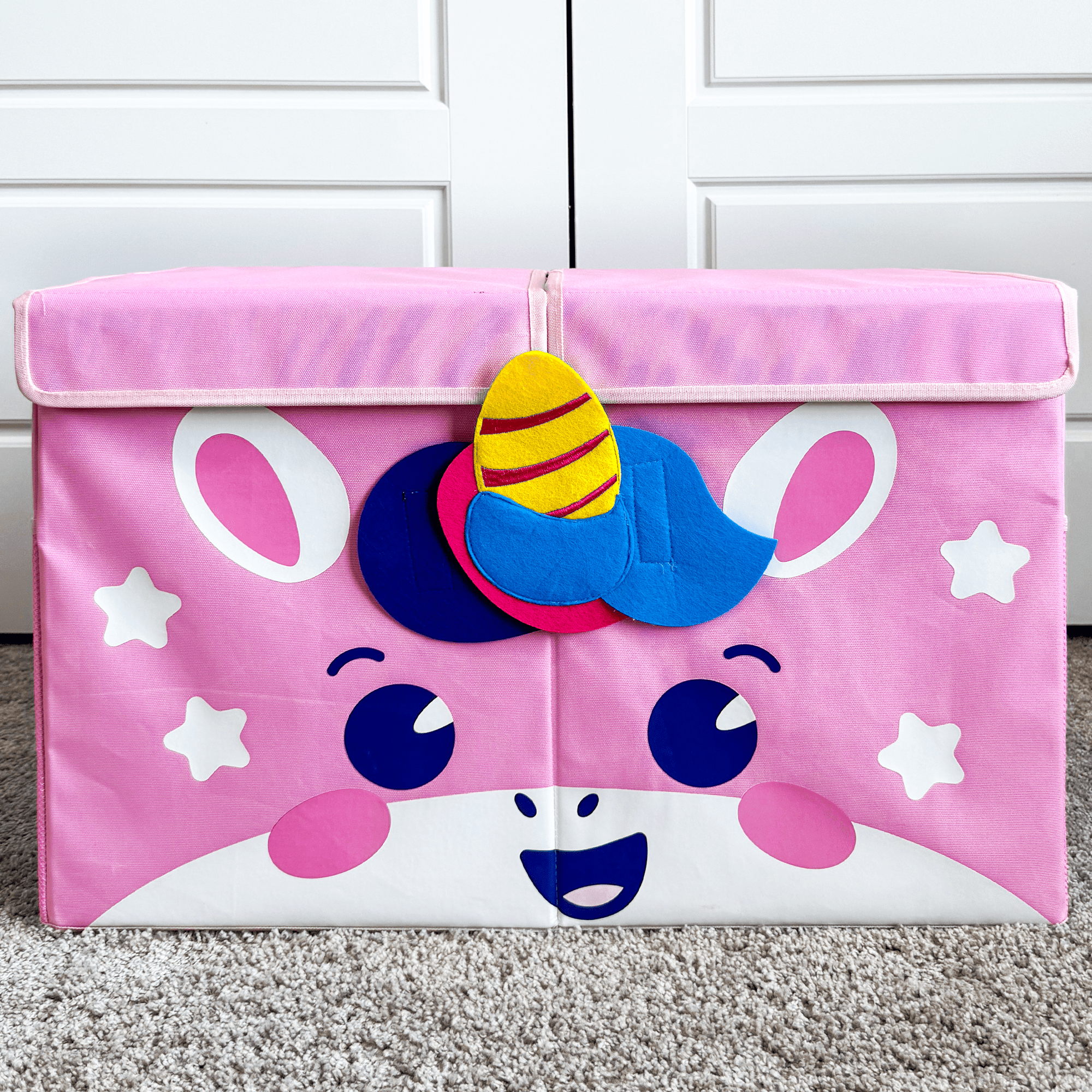 QUOKKA Unicorn Toy Storage Box | Toy Chest Organizer for Kids