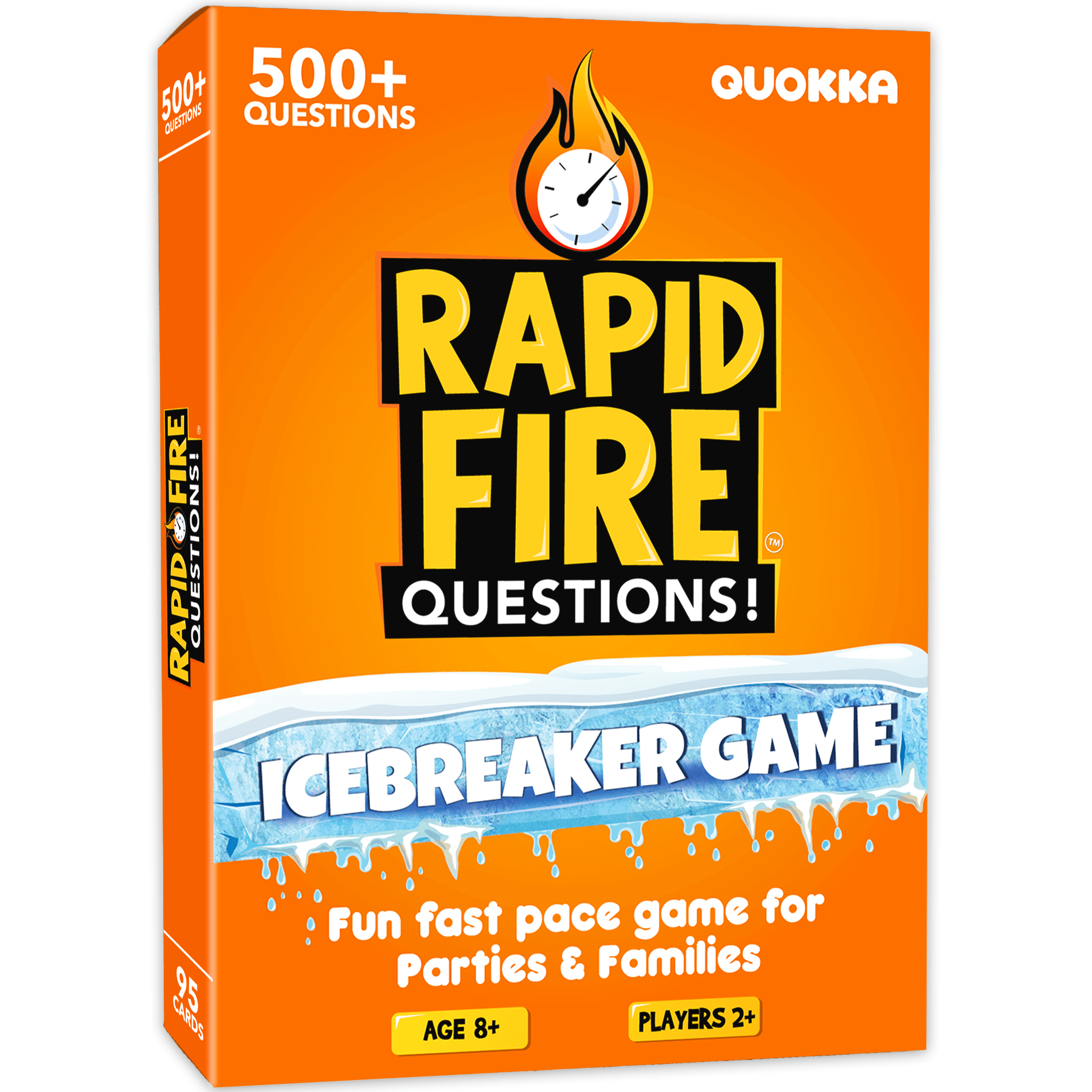QUOKKA Rapid Fire Questions Kids & Family Card Quiz Game