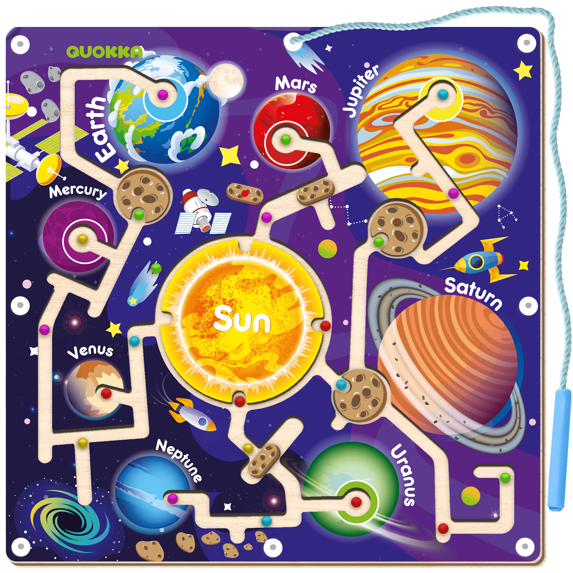 Magnetic Maze Toddler Games Activity Busy Board