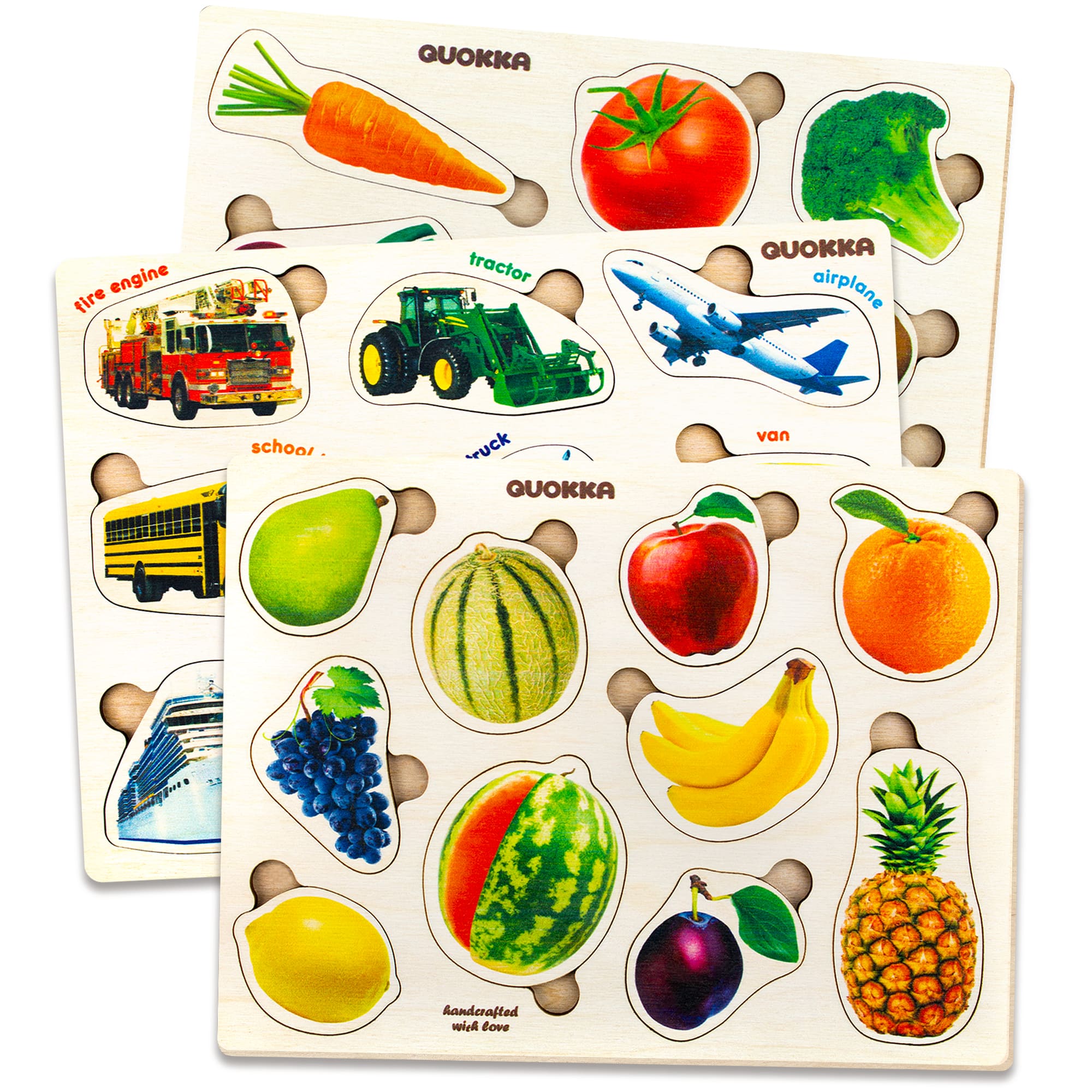 Wooden Puzzles for Toddlers