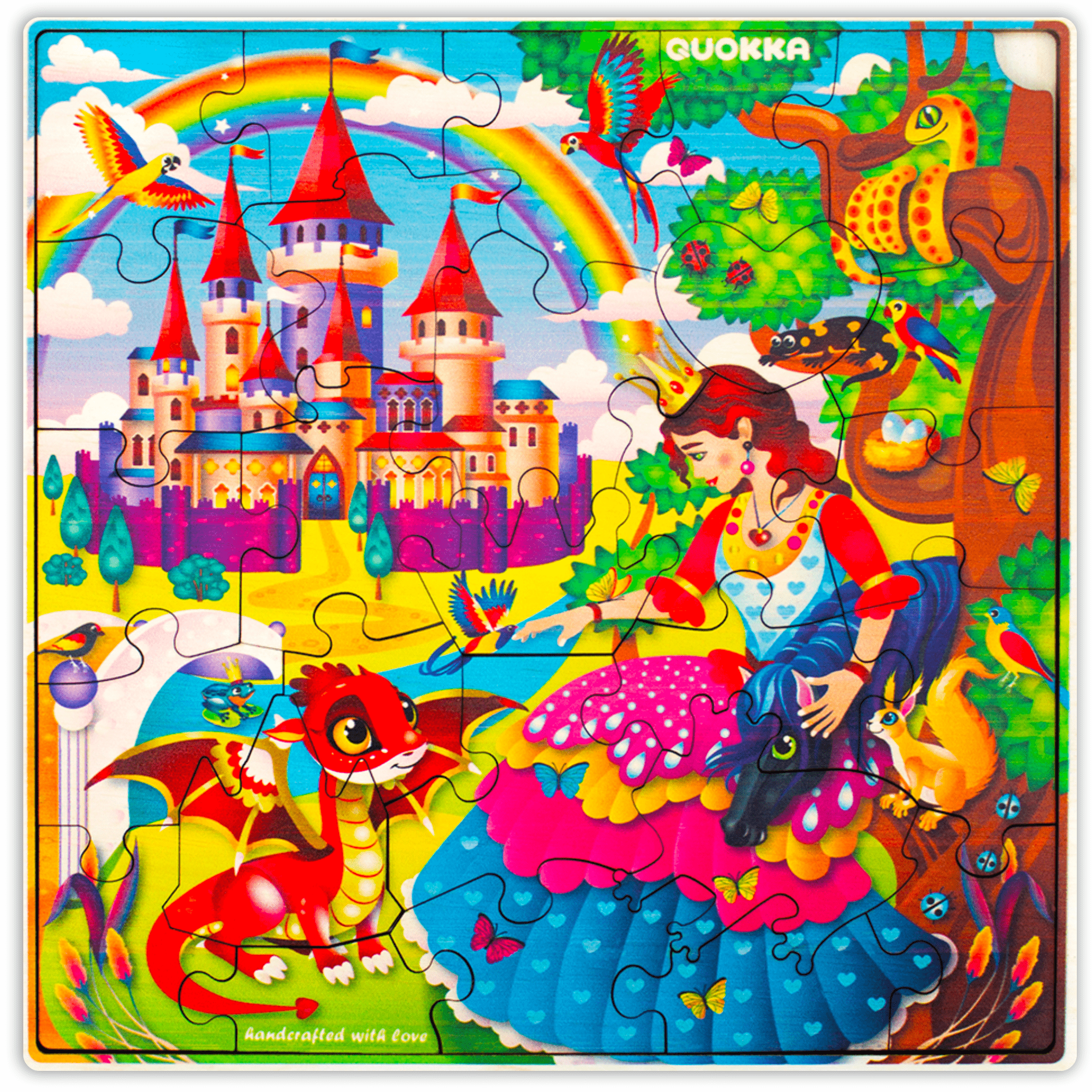 Wooden Princess Puzzles for Kids