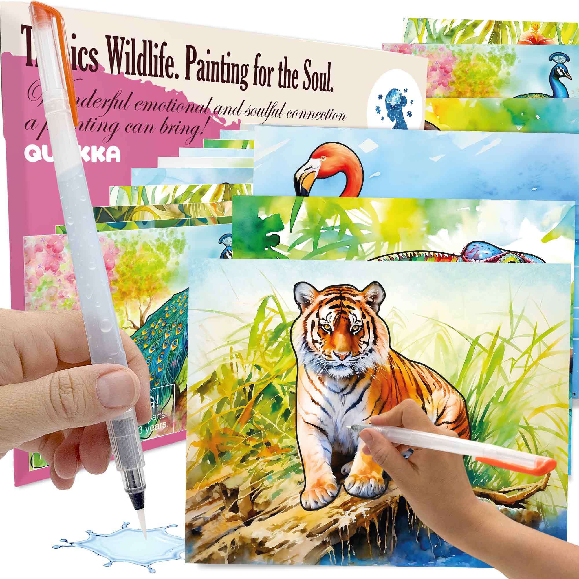 Water Painting Dementia Activities for Seniors