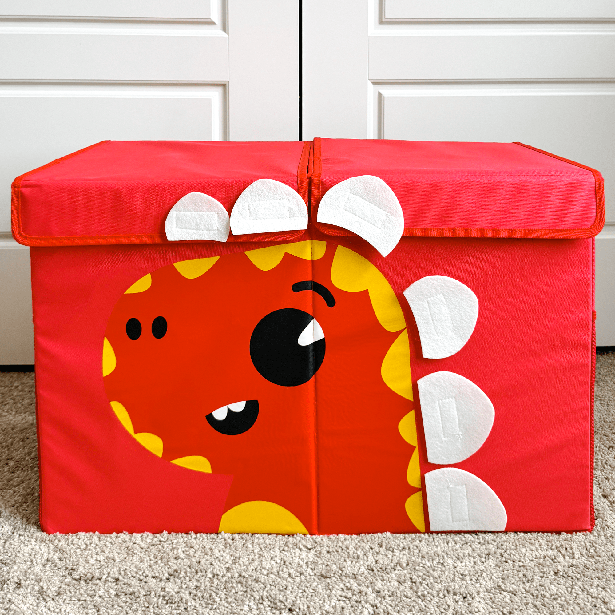 QUOKKA Dino Toy Storage Box | Toy Chest Organizer for Kids