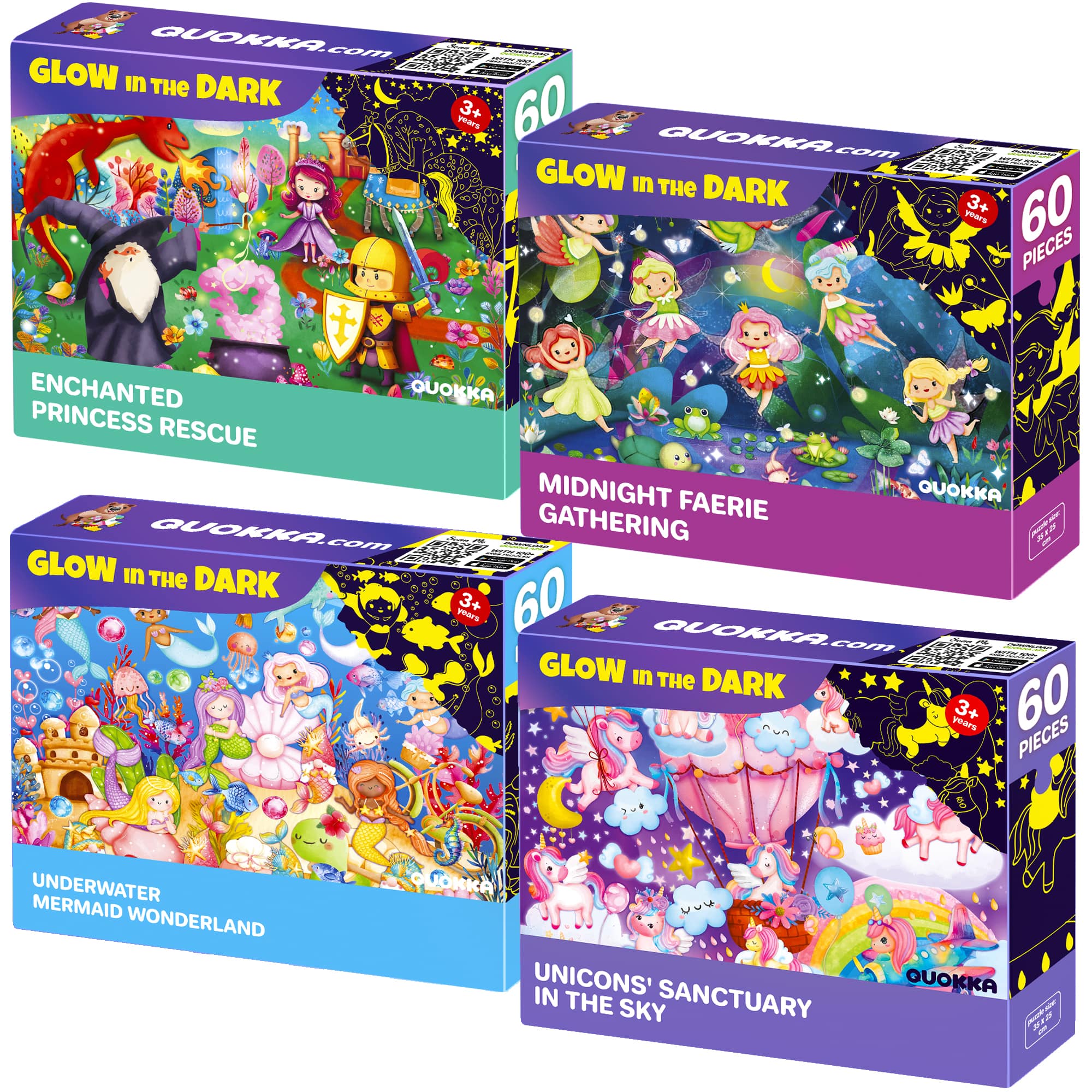 Glow in The Dark Puzzles for Kids