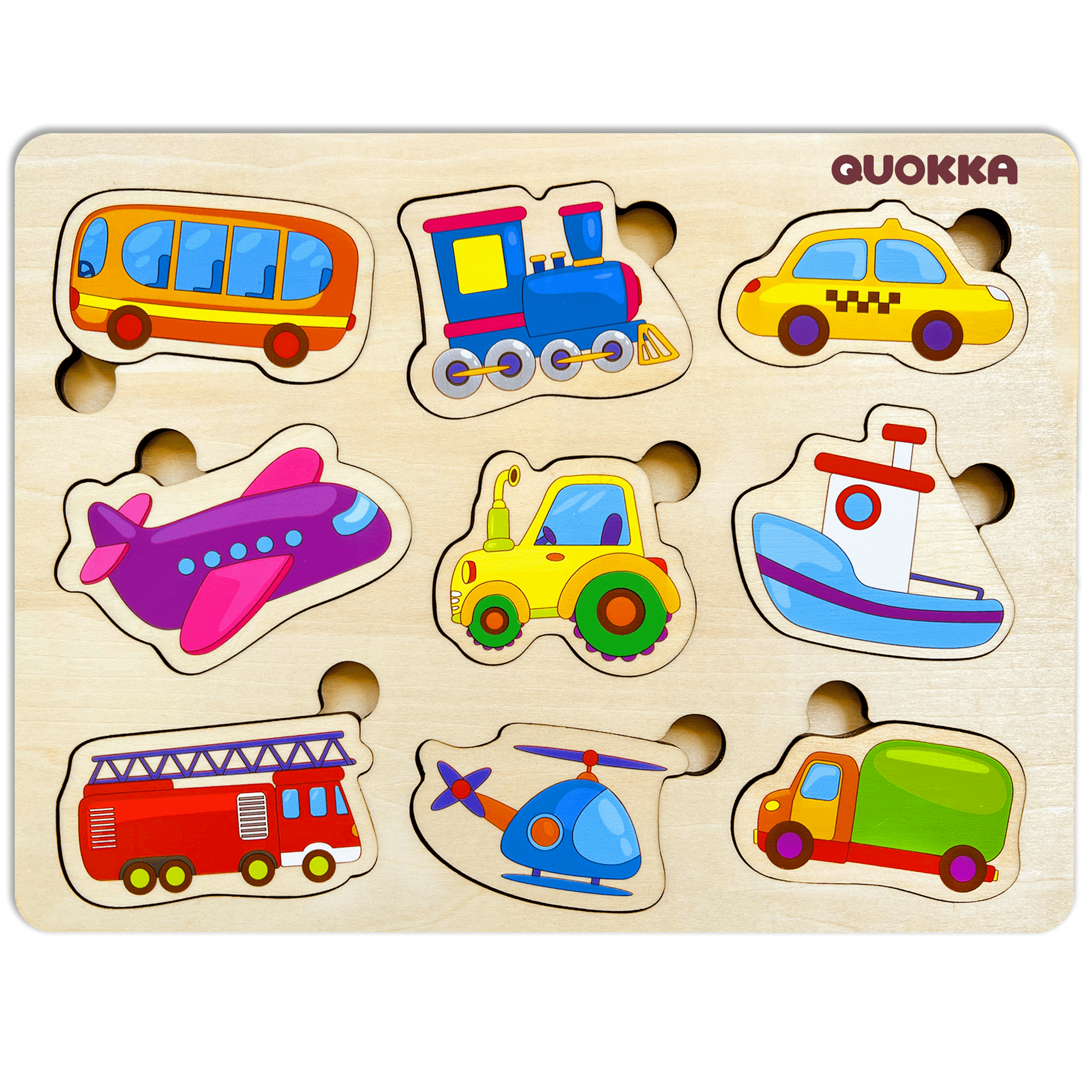 Wooden Puzzles for Toddlers