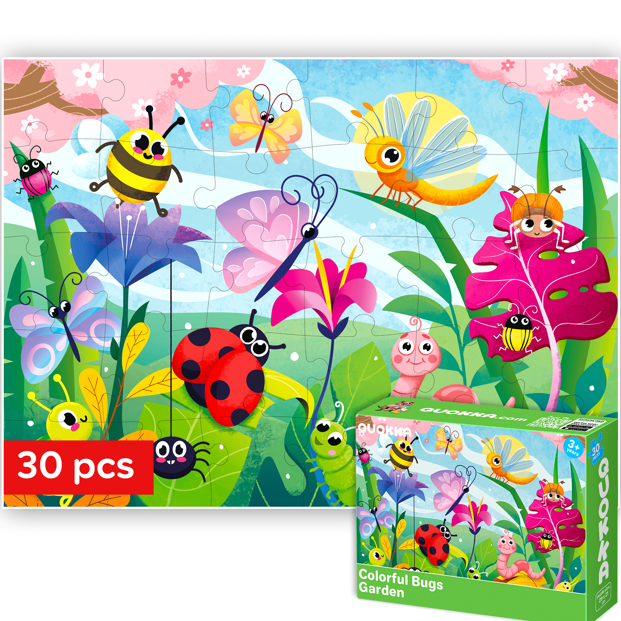 30 Pieces Puzzles for Toddlers