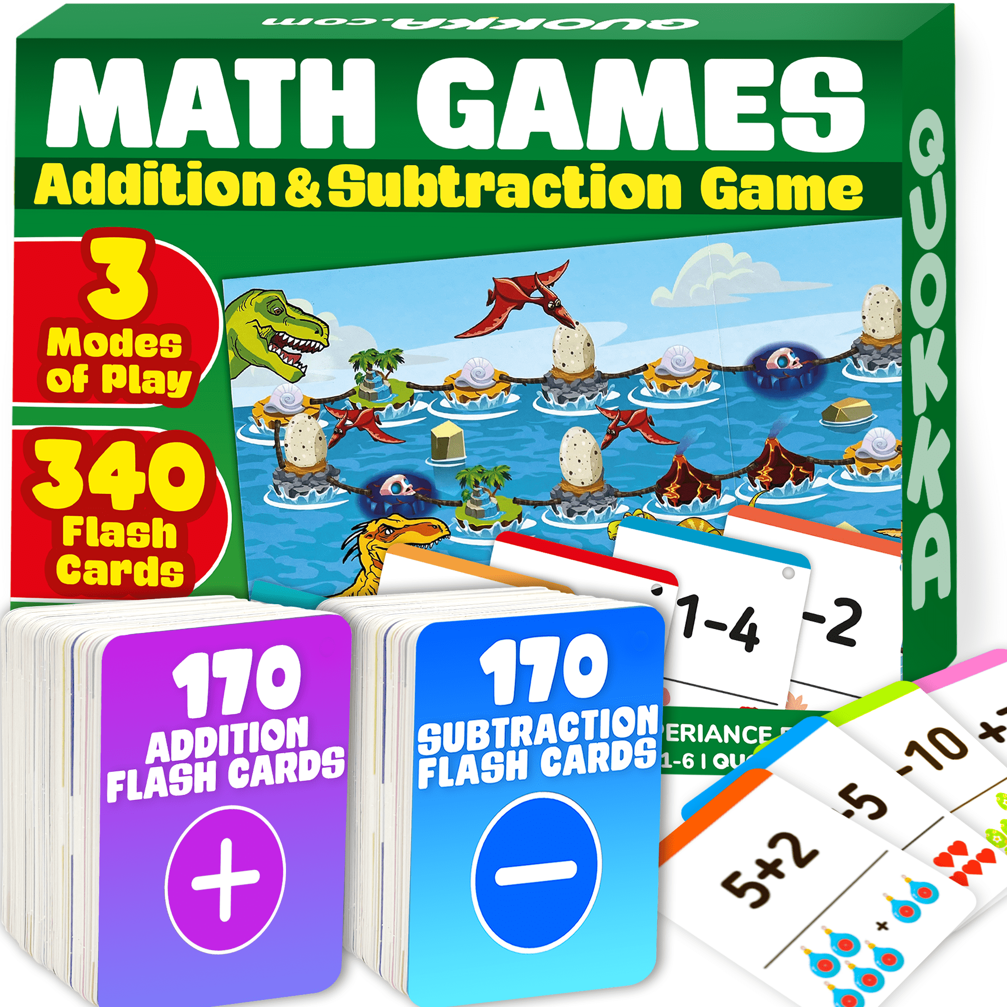 340 FLASH CARDS TO LEARN Addition Subtraction