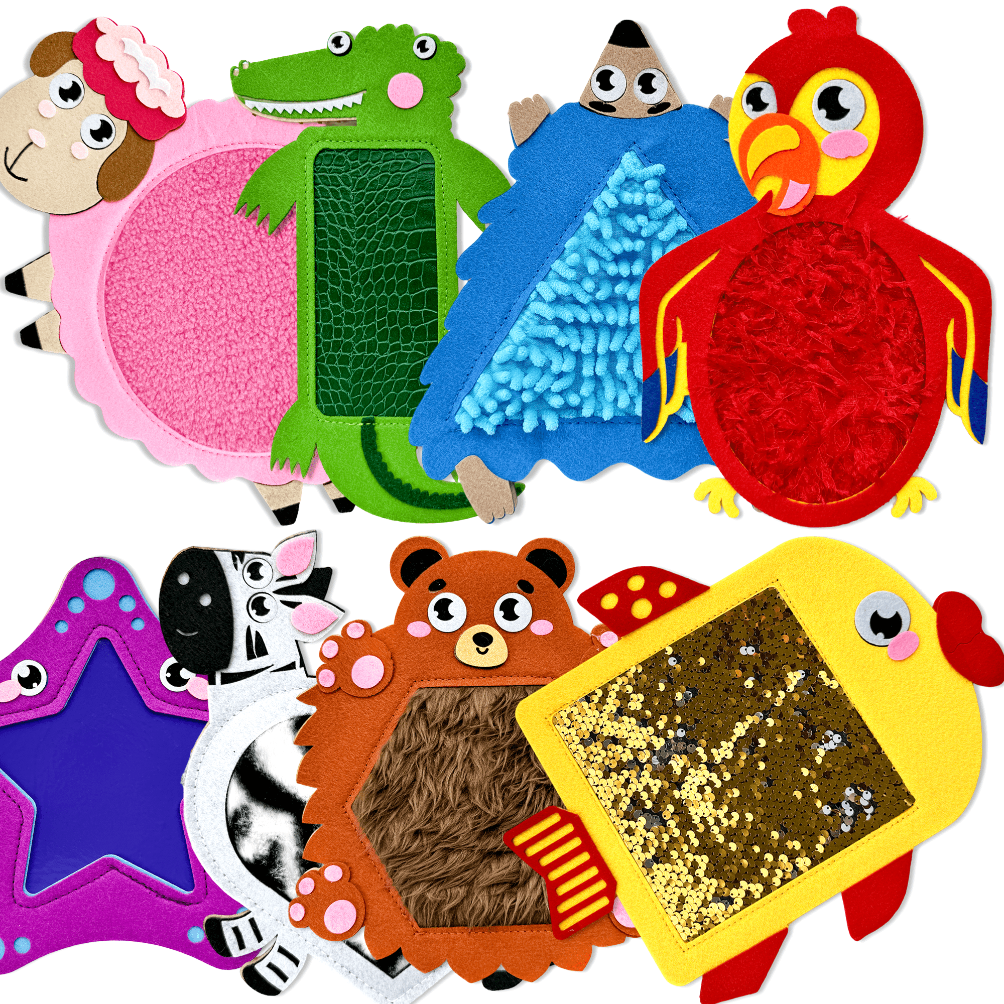 8 Set Sensory Toys for Kids Animals