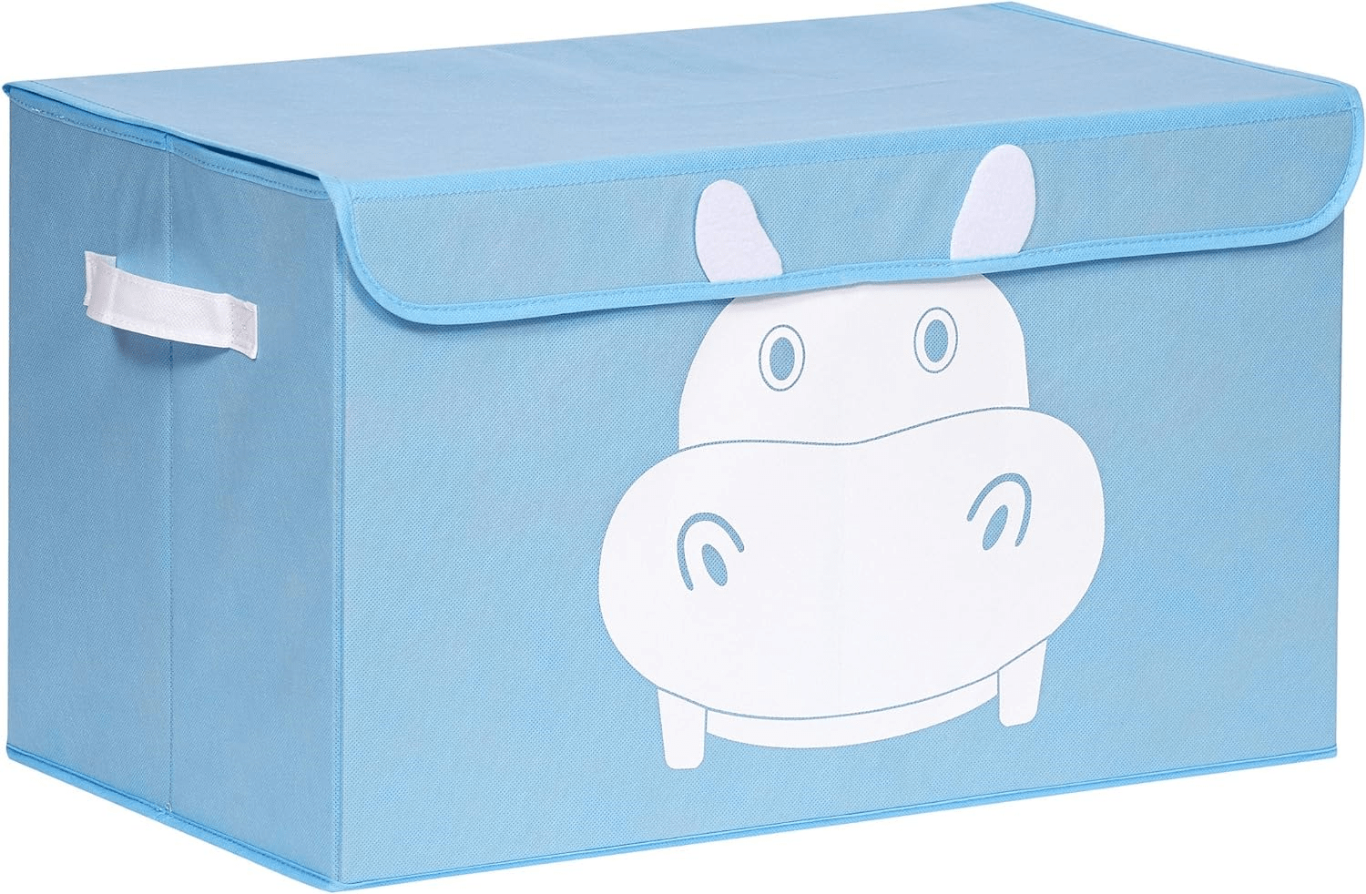 QUOKKA Hippo Toy Storage Box | Toy Chest Organizer for Kids