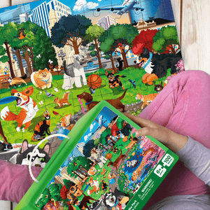 100 Piece Floor Jigsaw Puzzles Unicorns, Princess & Dogs