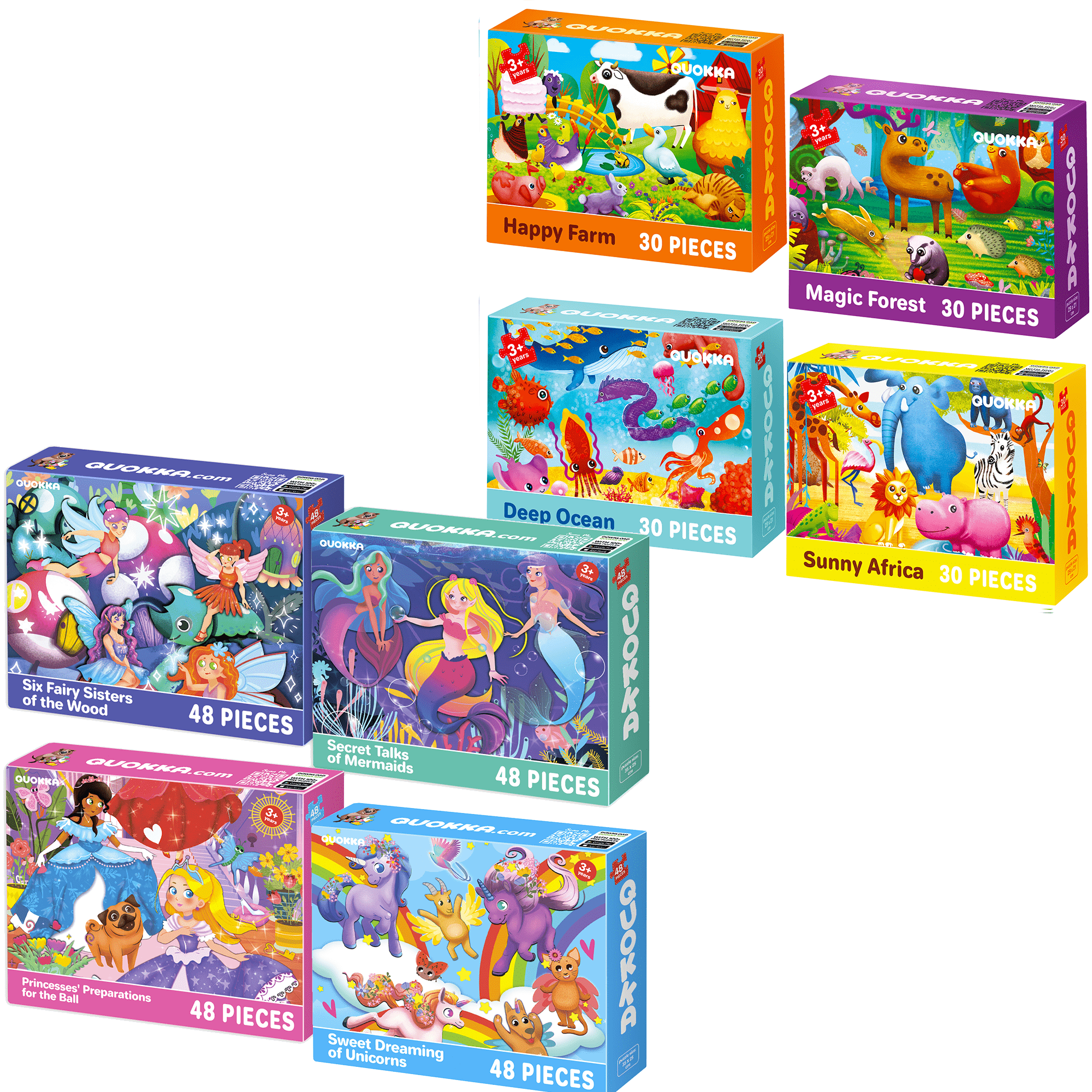 48 Pieces Jigsaw Puzzles for Kids