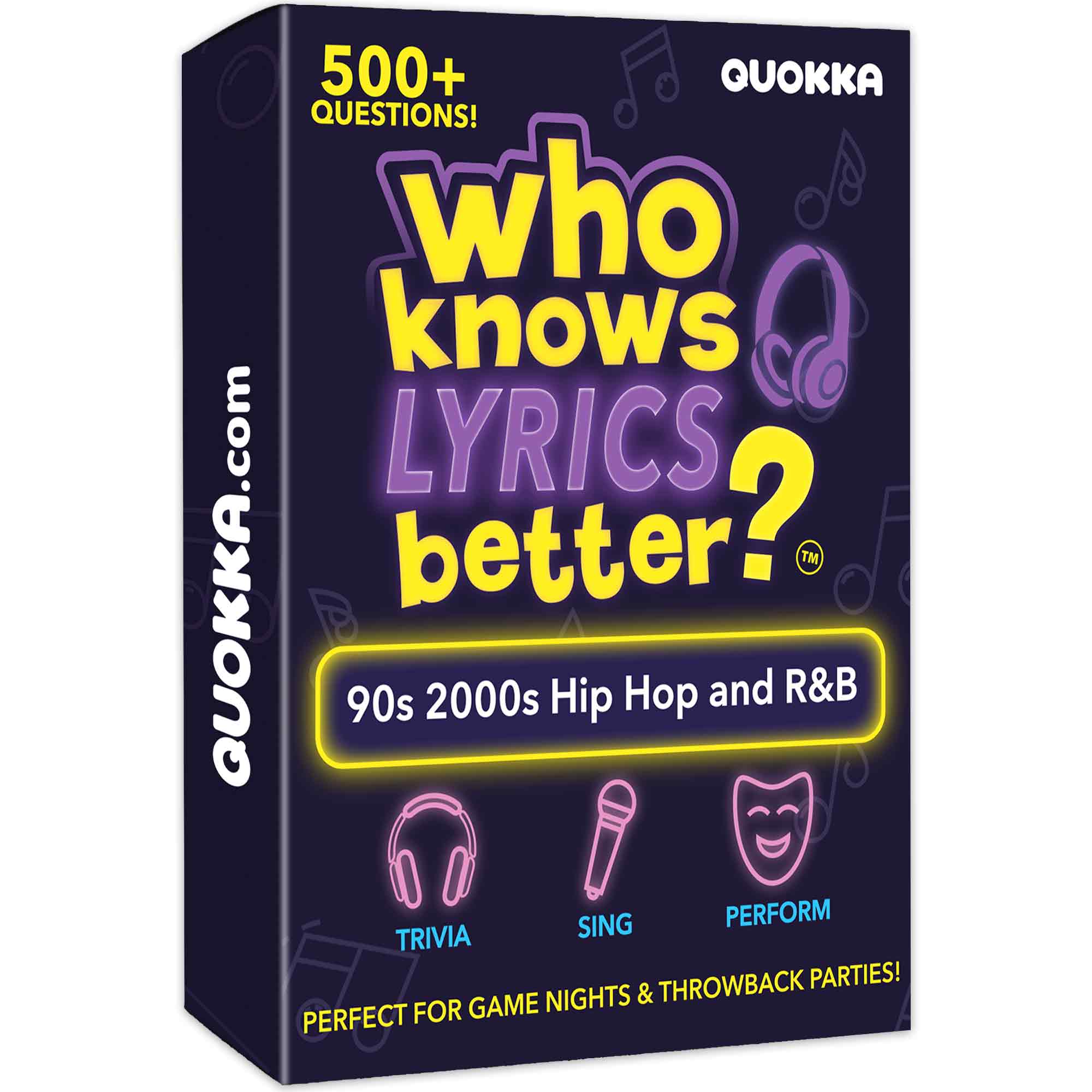 Card Game  Who Knows Lyrics Better? 90s & 2000s Hip-Hop & R&B