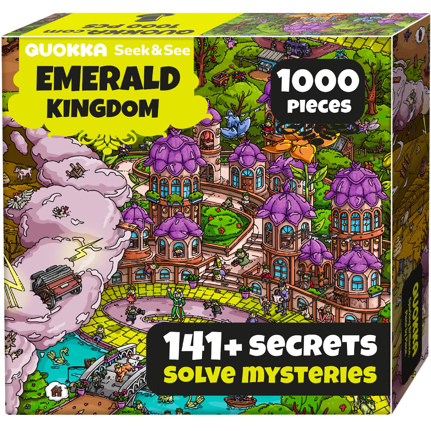 1000 Pcs Puzzle for Adults with Hidden Tasks | Emerald Kingdom