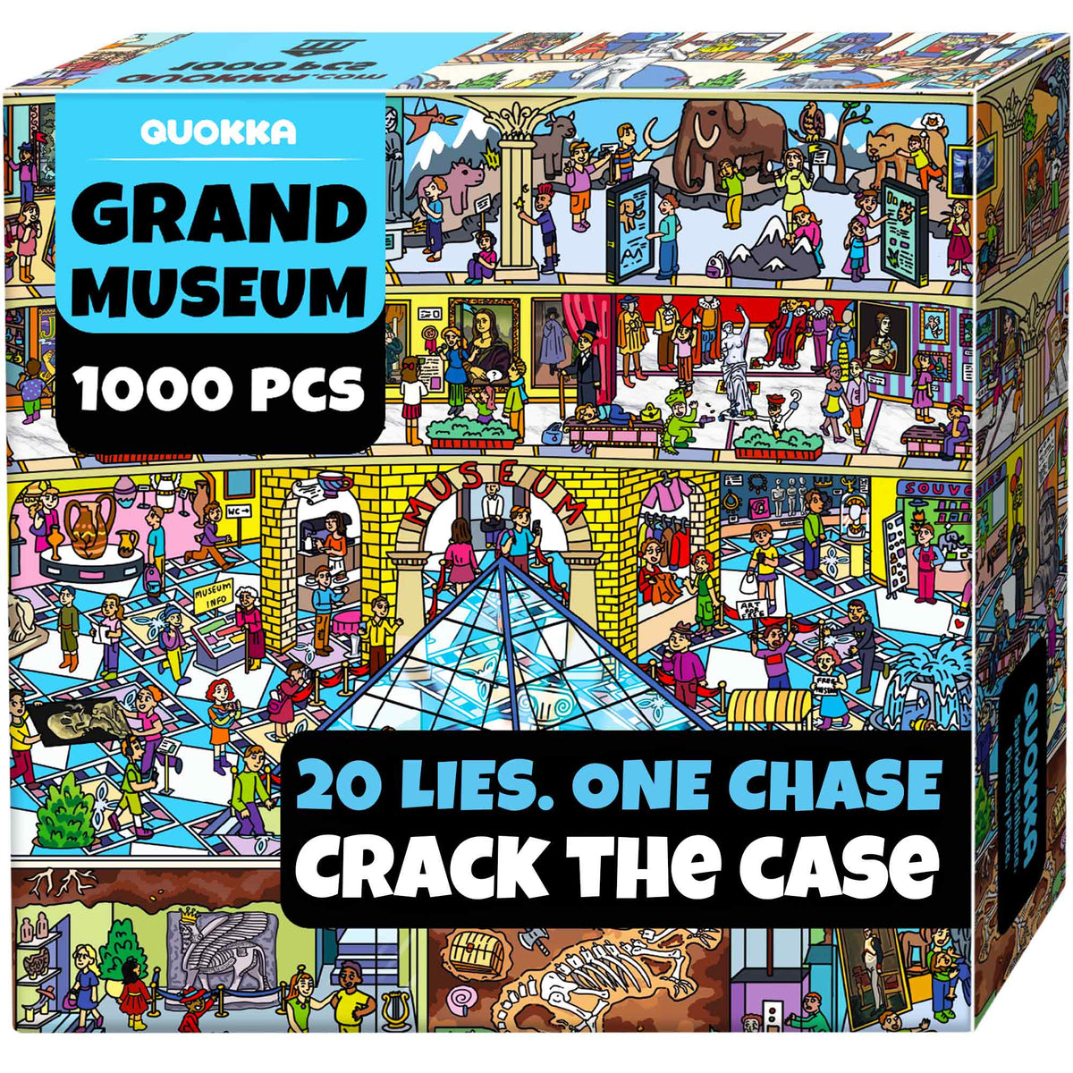1000 Pcs Puzzle for Adults with Hidden Tasks - Grand Museum