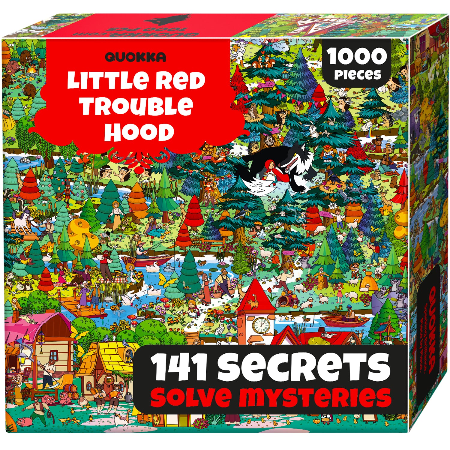 1000 Pcs Puzzle for Adults with Hidden Tasks | Red Riding Hood