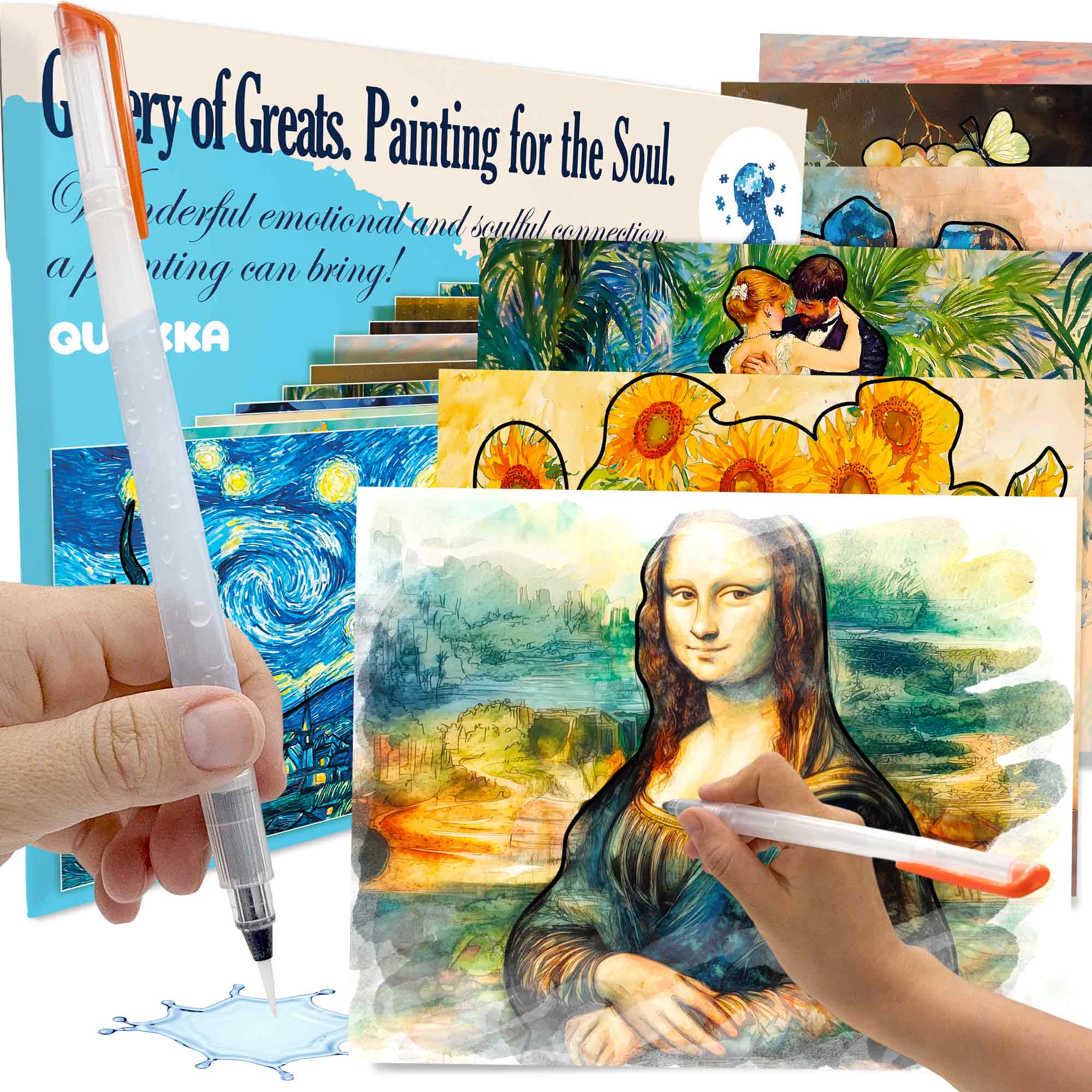 Water Painting Dementia Activities for Seniors | Gallery of Greats