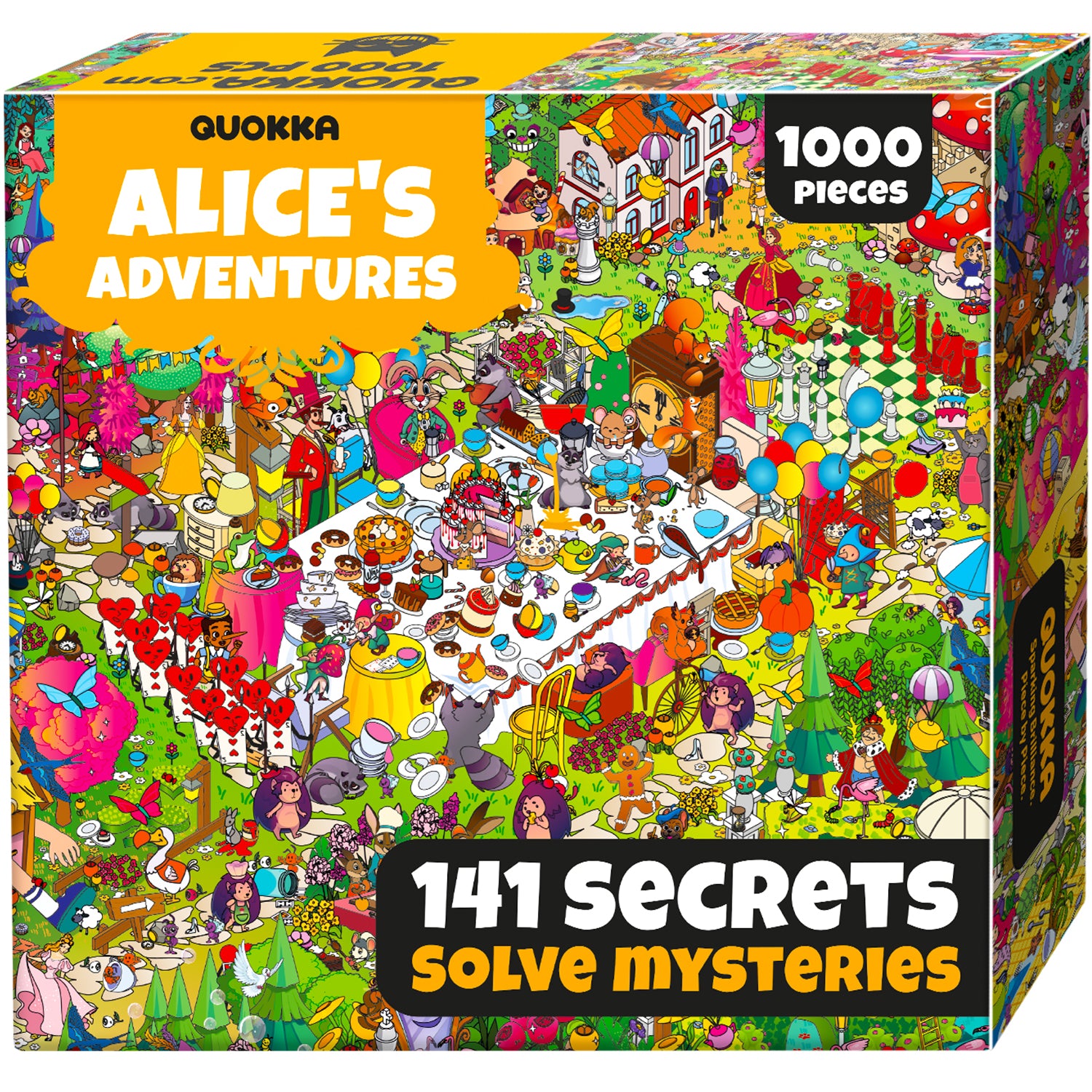 1000 Pcs Puzzle for Adults with Hidden Tasks | Alice in Wonderland