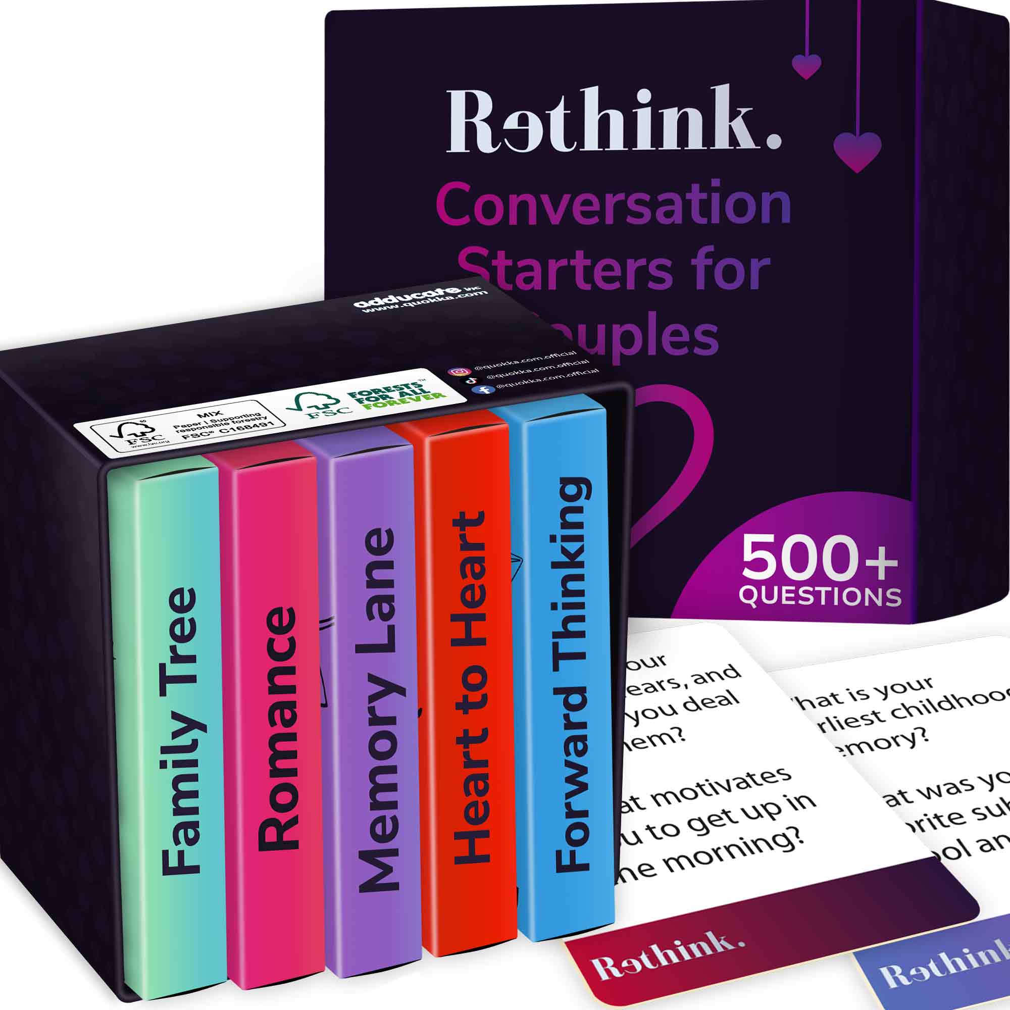 Conversation Cards for Couples Game - Know Me Better Questions for Couples