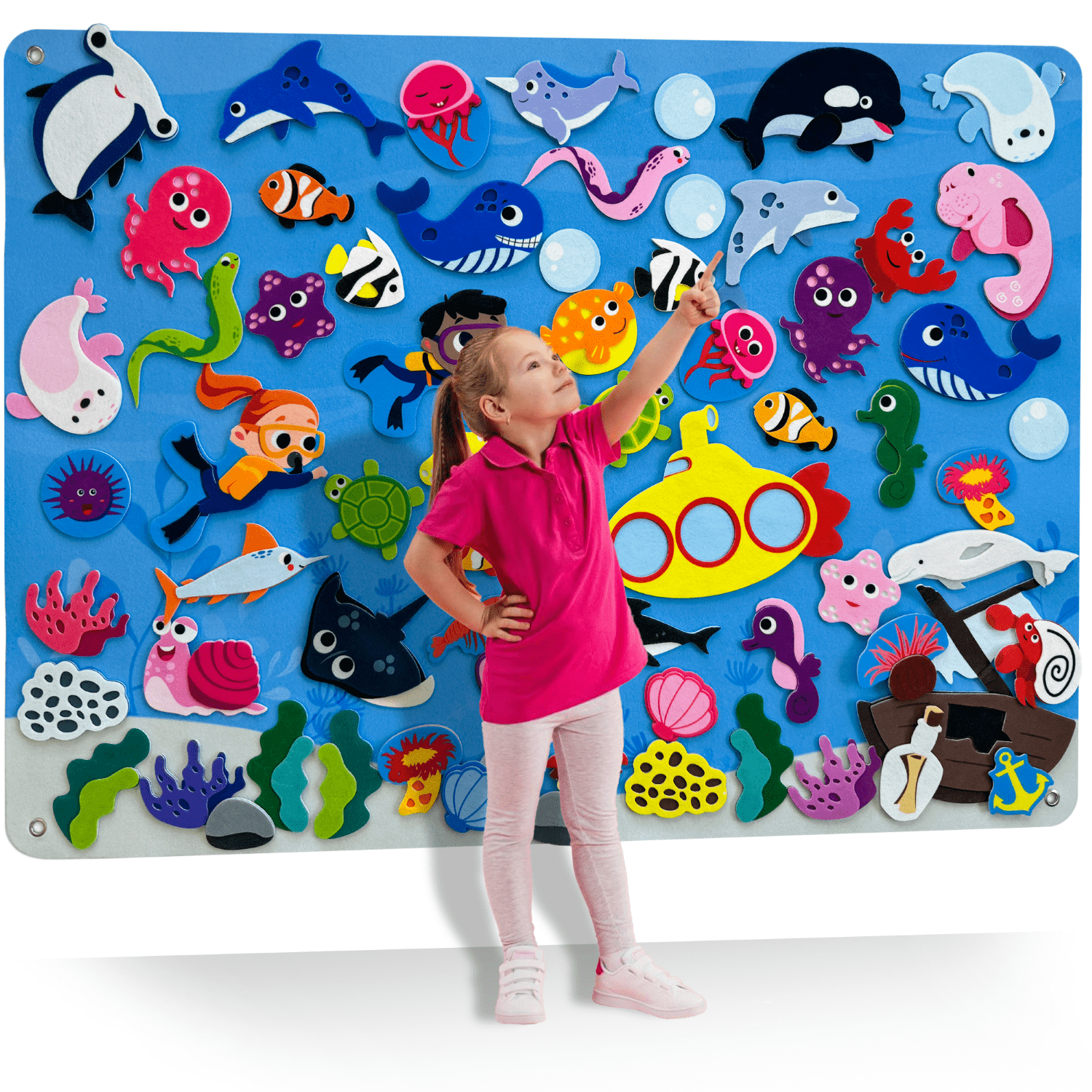 Felt Board Zoo for Kids | Educational Flannel Toy