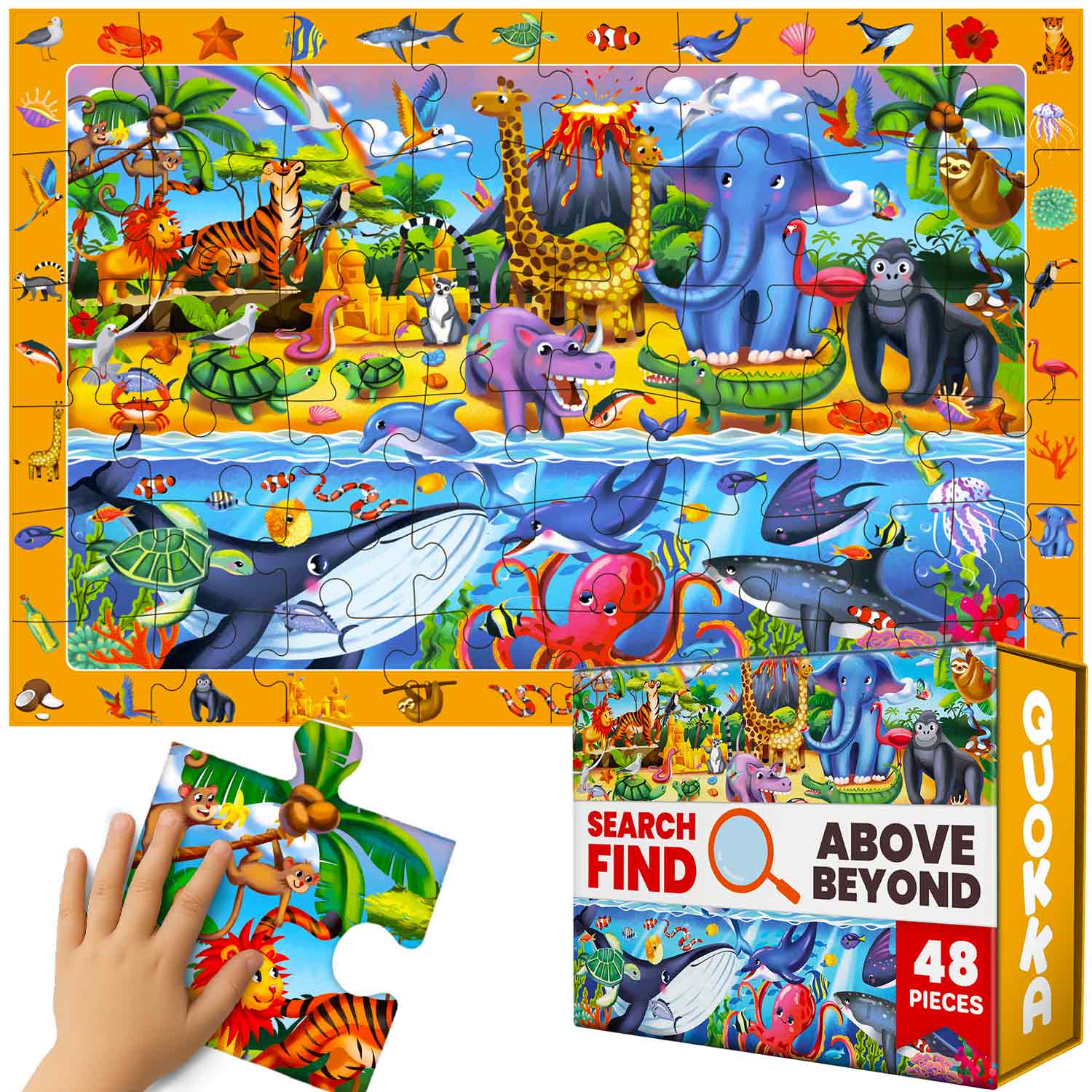 Floor puzzles for Kids Ages 4-8 
