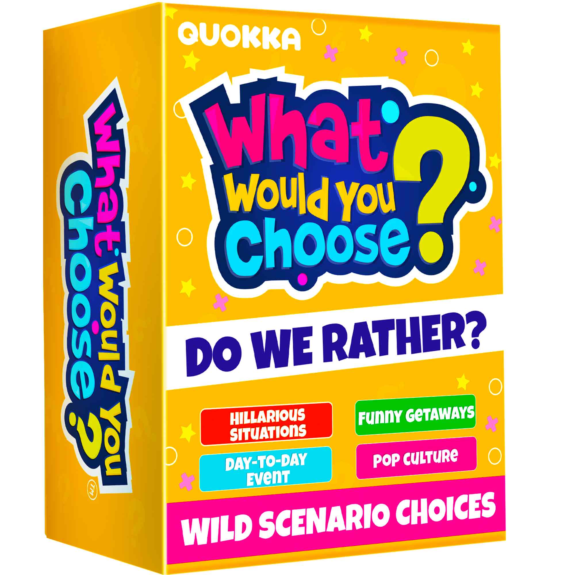 4 Set Card Game What Would You Choose?  for Kids & Family
