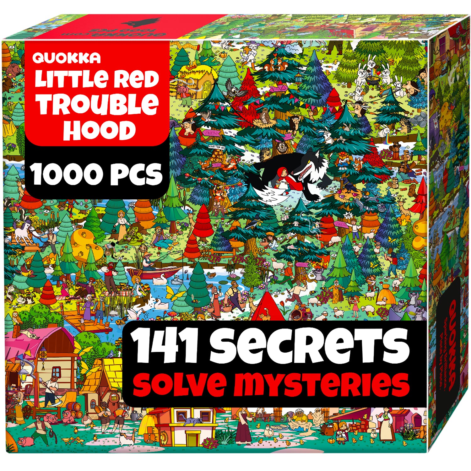 1000 Pcs Puzzle for Adults with Hidden Tasks | Red Riding Hood