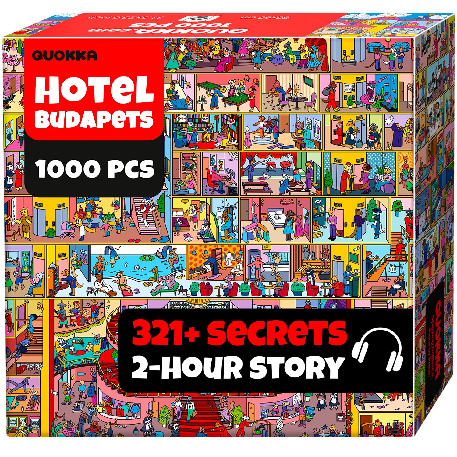 1000 Pcs Puzzle for Adults with Hidden Tasks | Wildeluxe