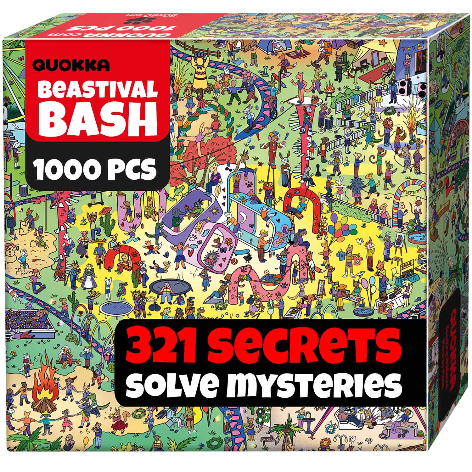 1000 Pcs Puzzle for Adults with Hidden Tasks | Beastiva Bash