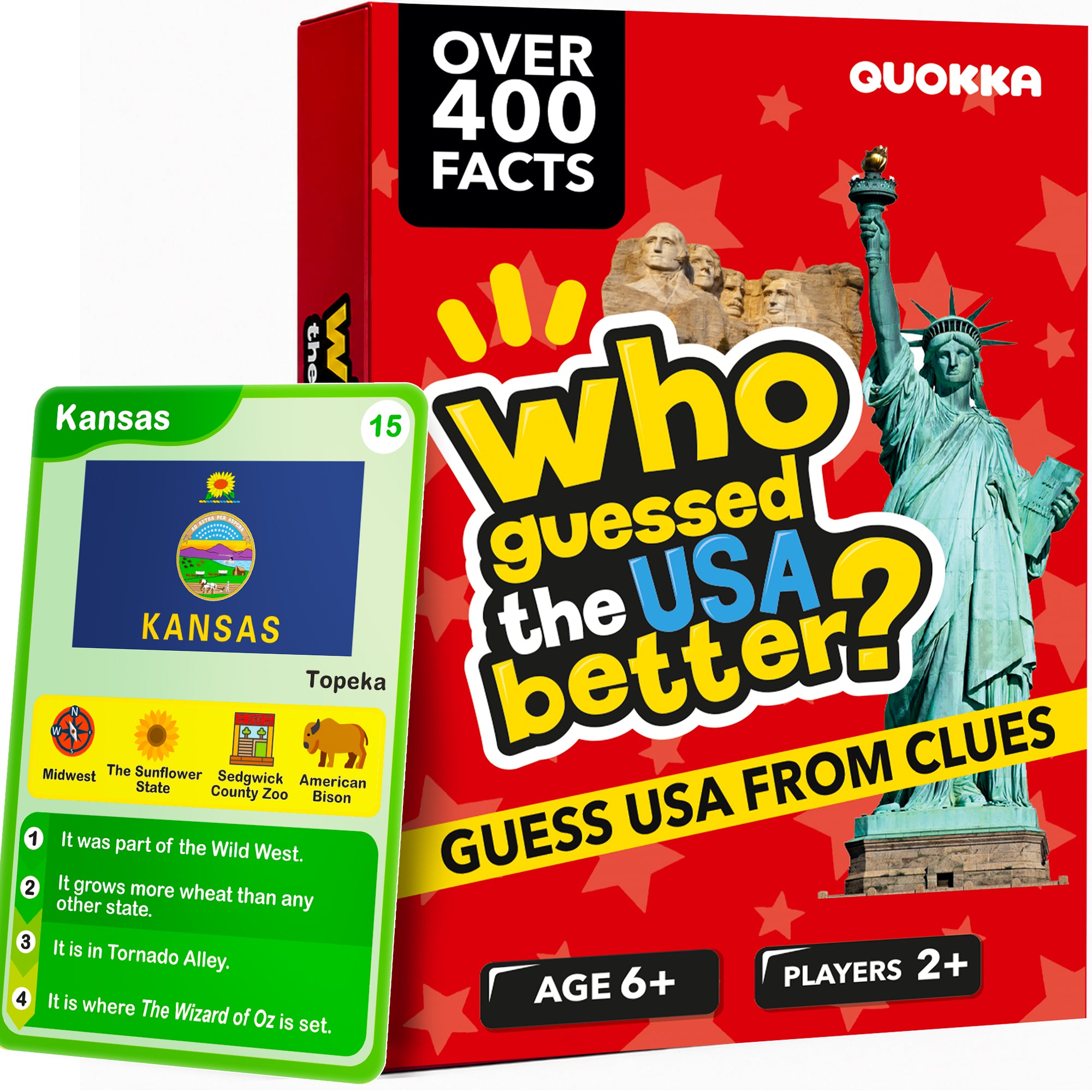 Educational Game for Kids - Who Guess It Better: USA States