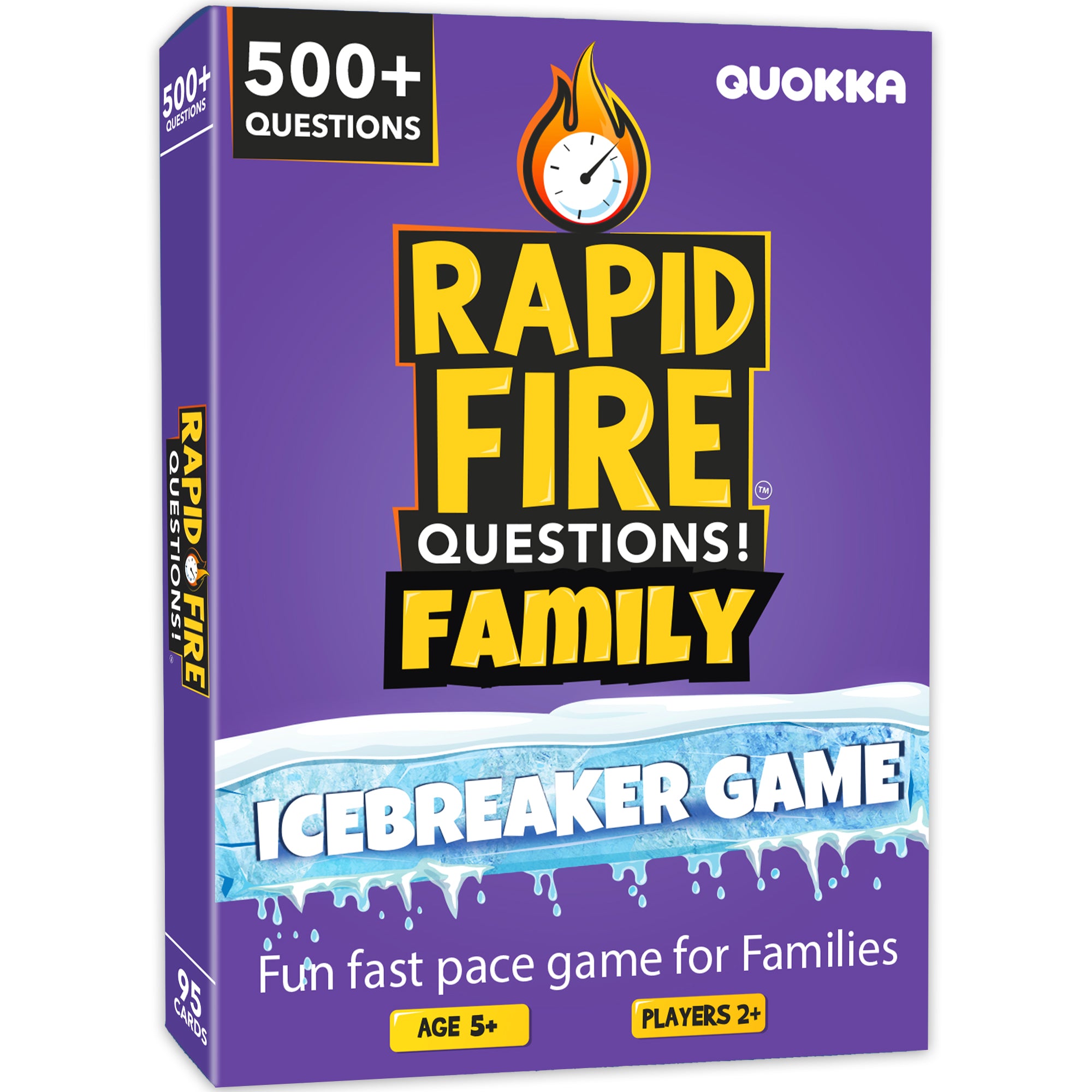 Rapid Fire Family Conversation Cards Game I 95 Cards