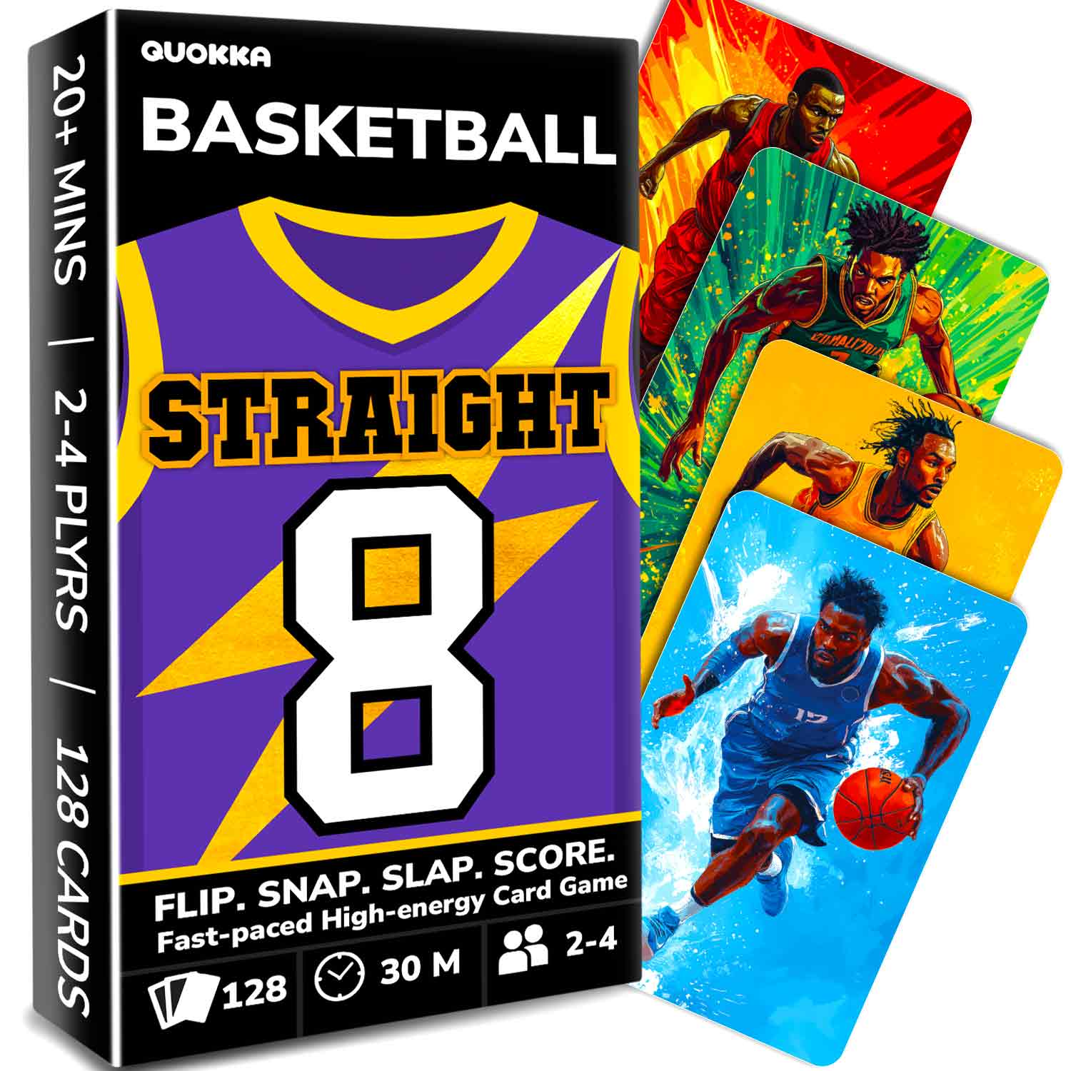 Fast-Paced Basketball Card Game for Kids & Adults