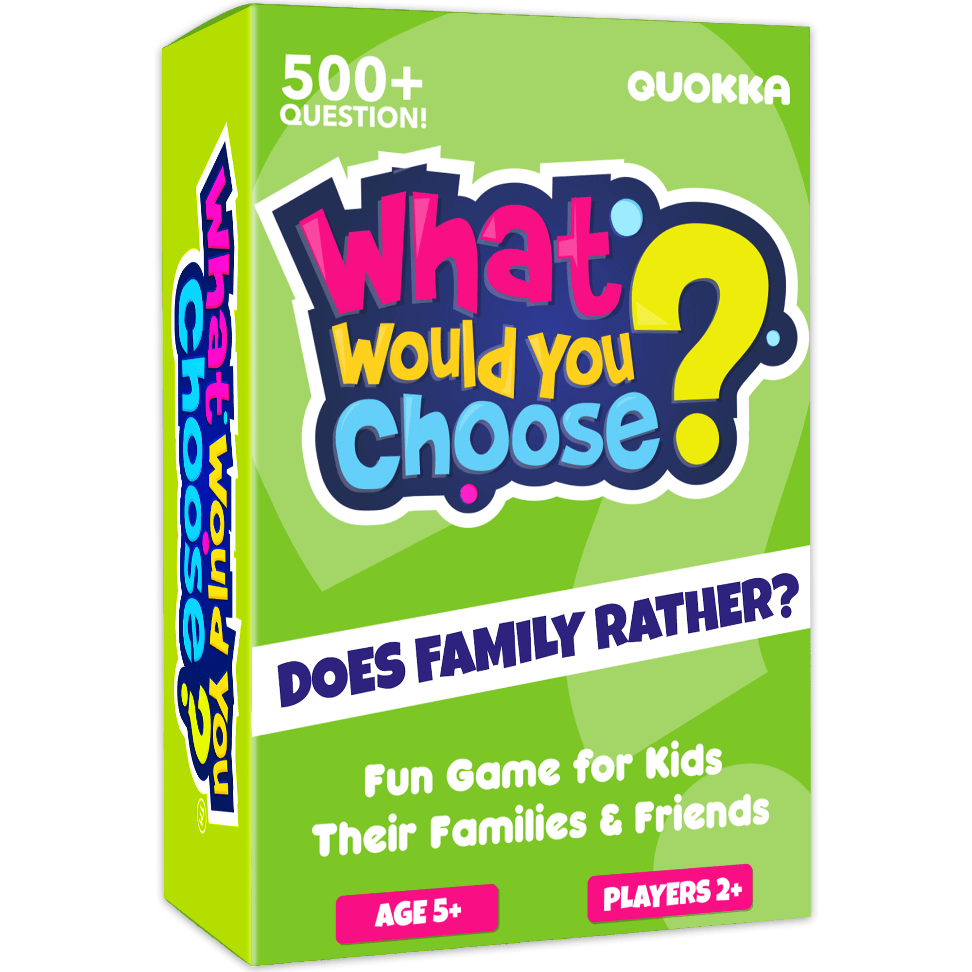 What Would You Choose Kids & Family Card Quiz Game