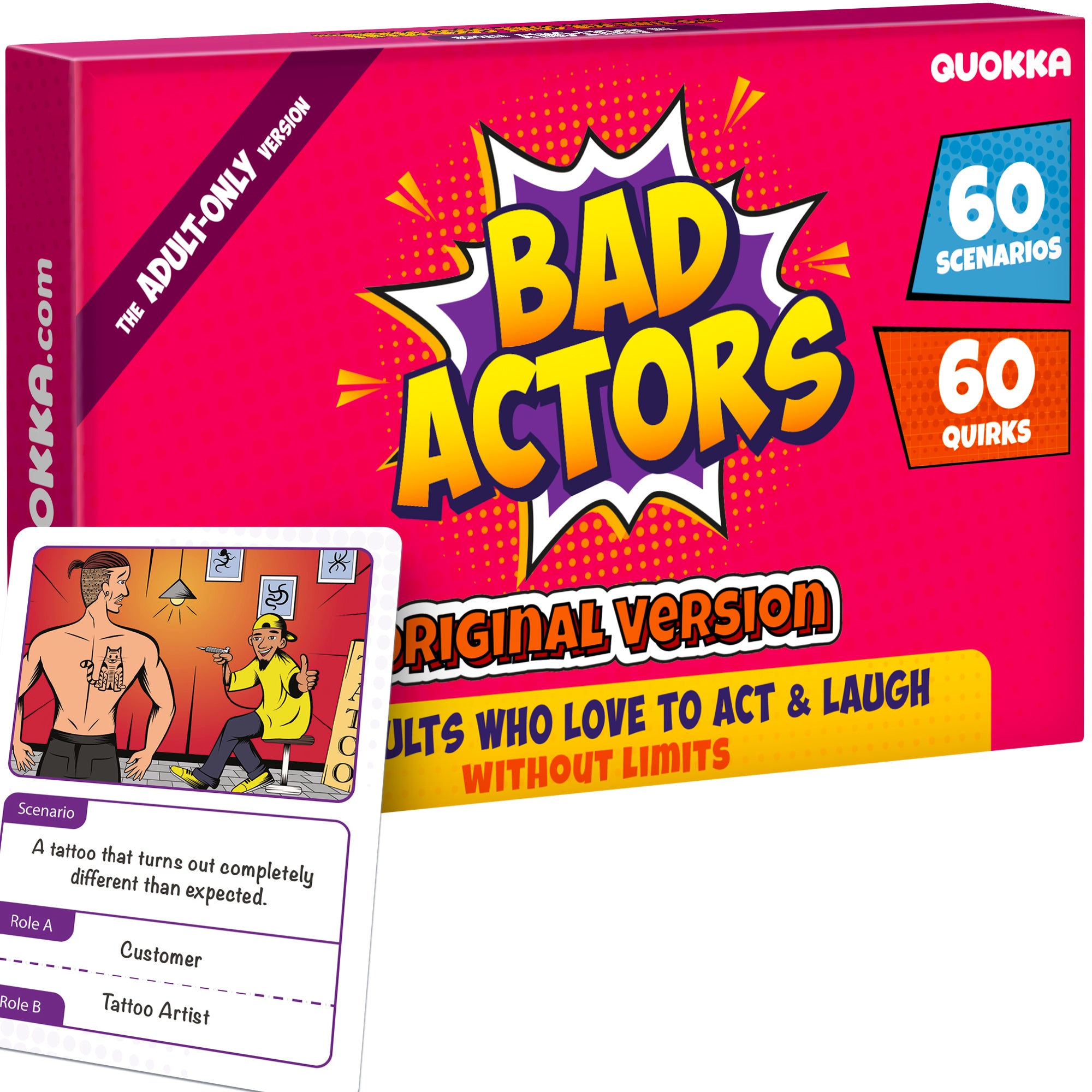 Drama Mayhem Funny Adult Card Game for Charades