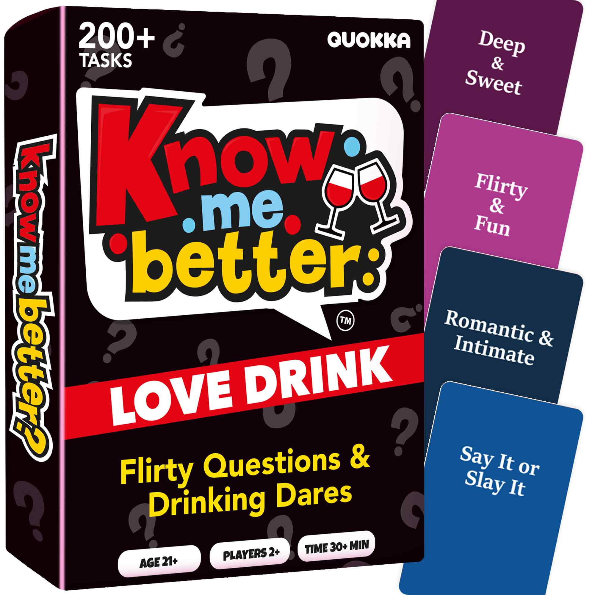 Couples Card Game Love Dare Drink – Spicy Date Night Game