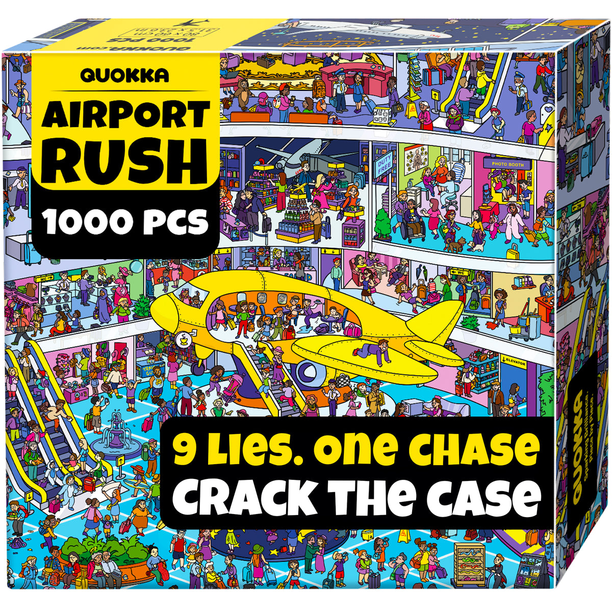 1000 Pcs Puzzle for Adults with Hidden Tasks - Airport