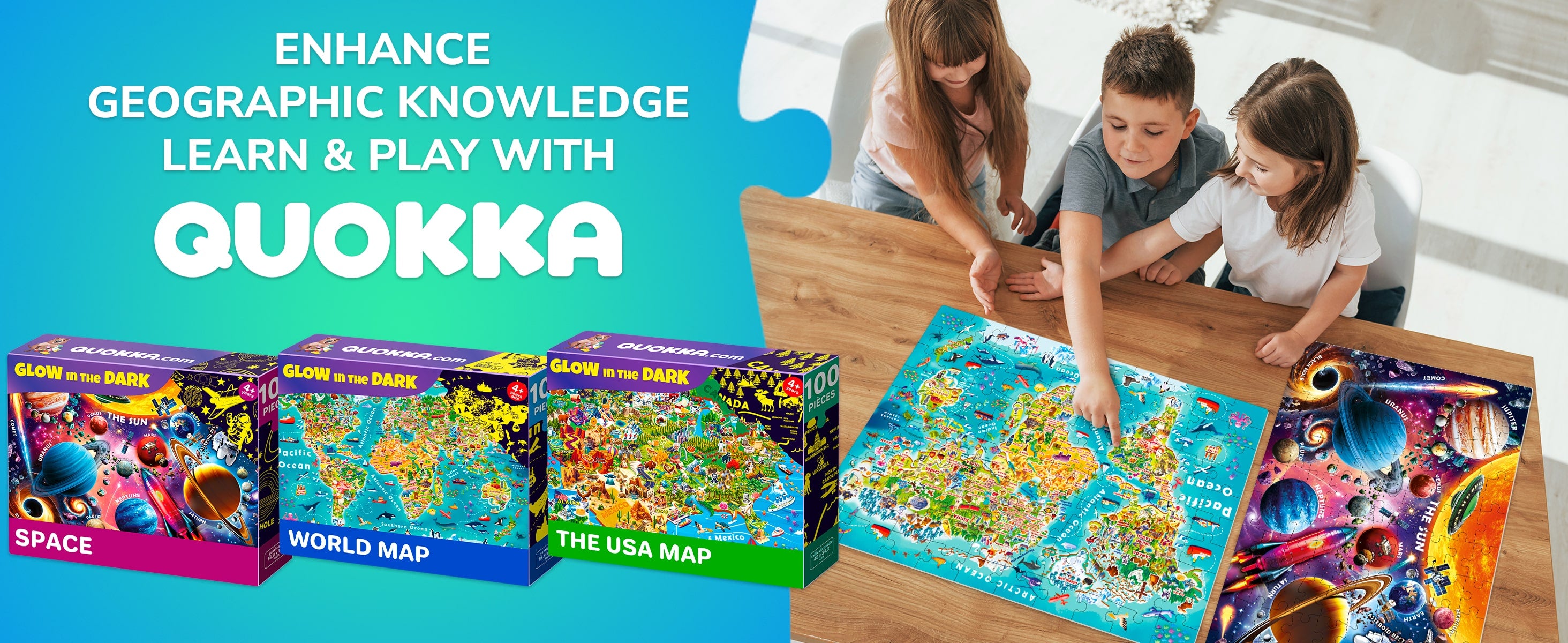  Glow-in-The-Dark Puzzles for Kids 4-8