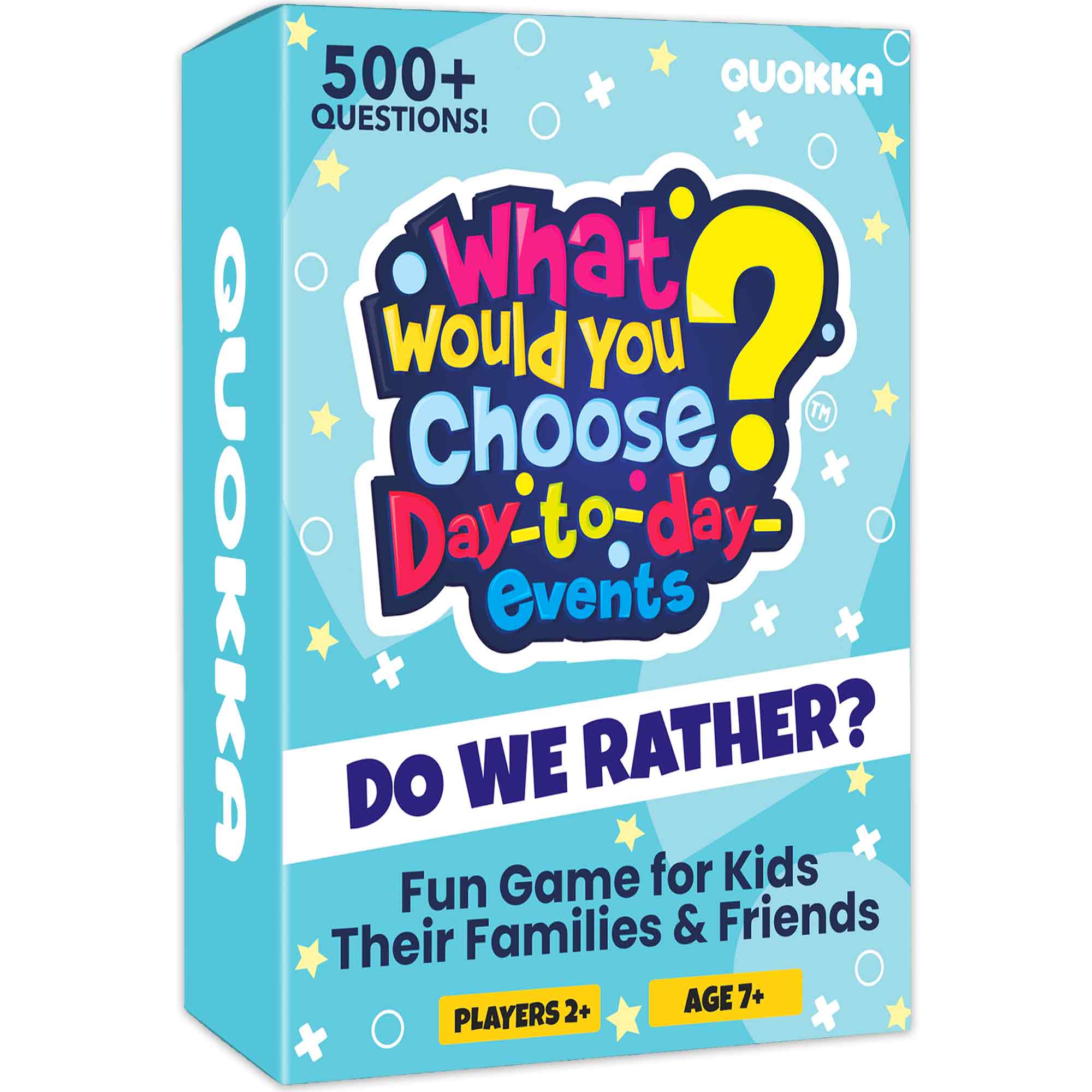 Card Game What Would You Choose? Day to Day Events for Kids & Family
