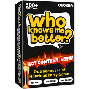 Who Knows Me Better? - Fun Card Board Game for Adults - QUOKKA