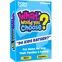 Load image into Gallery viewer, What Would You Choose Kids &amp; Family Card Quiz Game - QUOKKA
