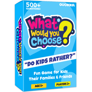 What Would You Choose Kids & Family Card Quiz Game - QUOKKA