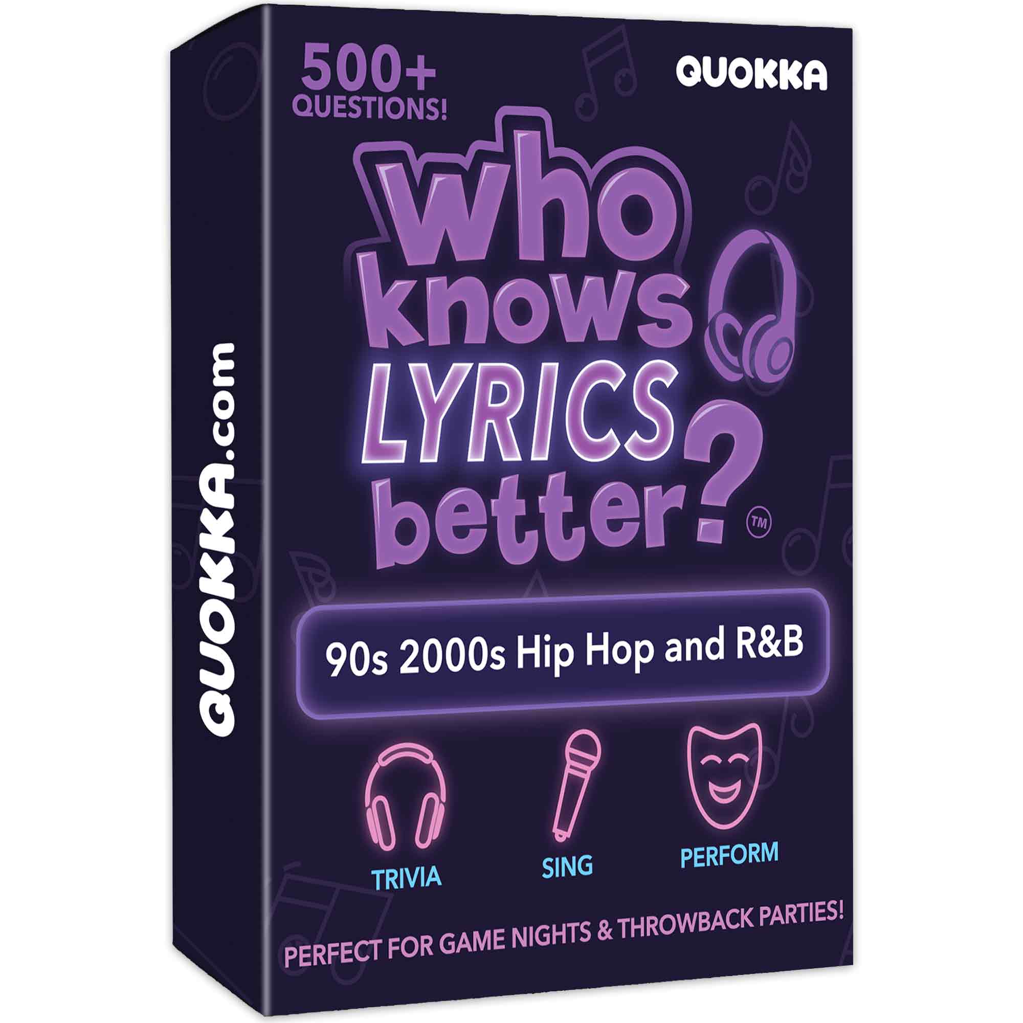 Card Game  Who Knows Lyrics Better? 90s & 2000s Hip-Hop & R&B