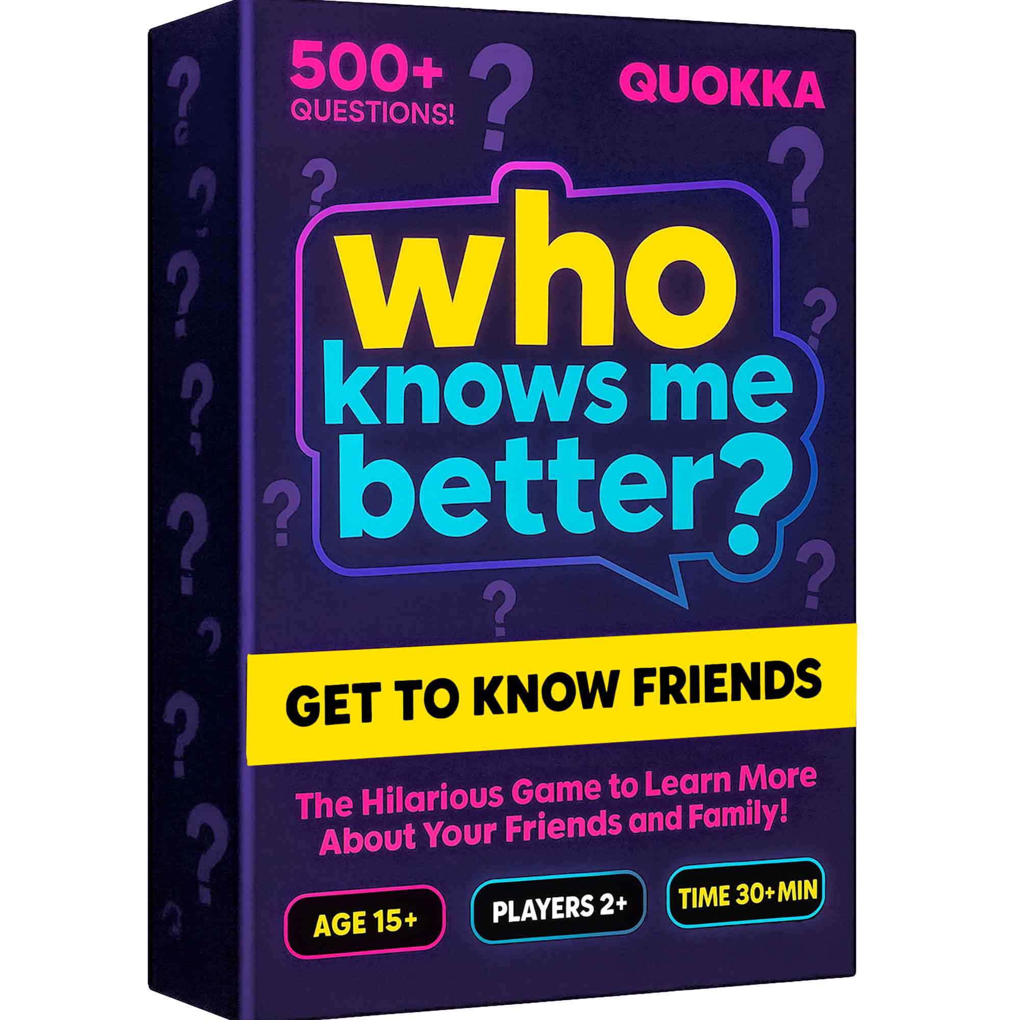Trivia Game Who Knows Me Better Classic | Friends & Family