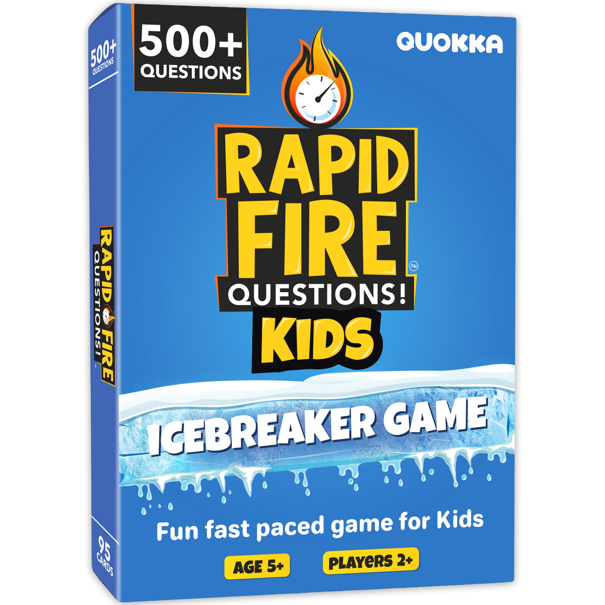 Rapid Fire Conversation Cards Game for Kids I 95 Cards