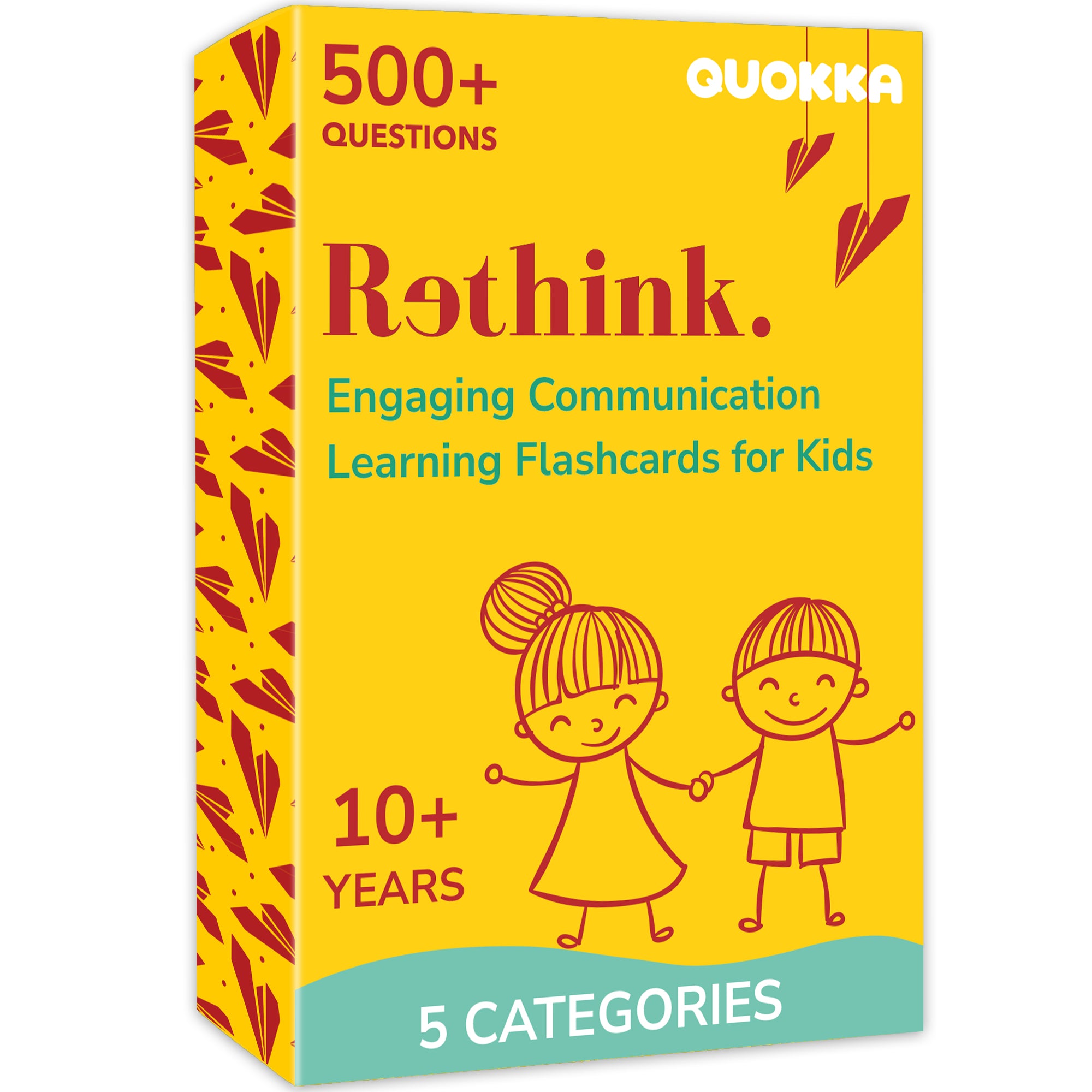 Rethink!: Conversation Starters for Kids | 100 Conversation Cards Family Pack