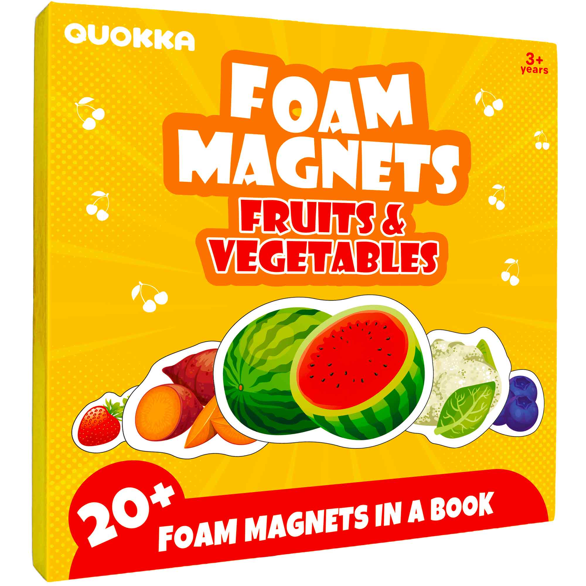 Travel Magnetic Book 20+Pcs for Kids | Fruits