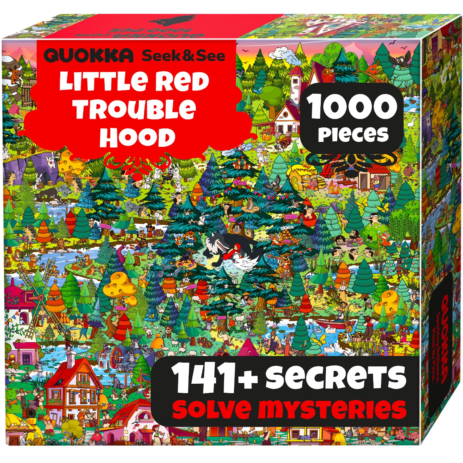 1000 Pcs Puzzle for Adults with Hidden Tasks | Red Riding Hood